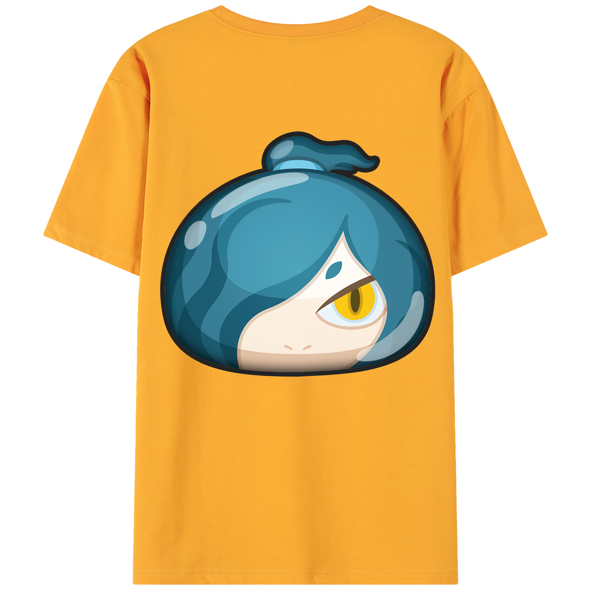（画像用） 妖怪ウォッチ Yo-kai Watch 綿100％ メンズ半袖Tシャツ（バックプリント） 通気性