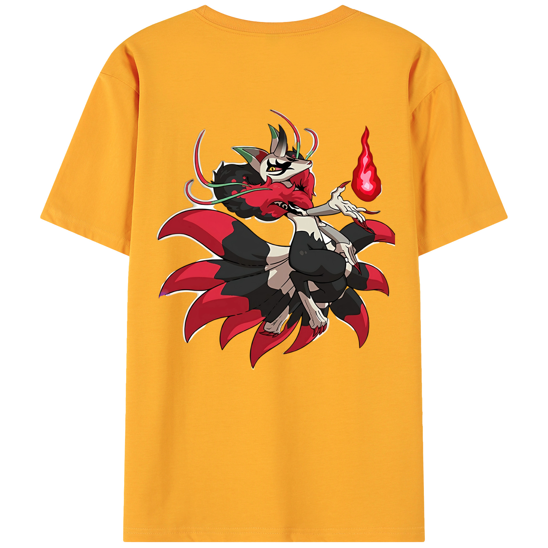 （画像用） 妖怪ウォッチ Yo-kai Watch 綿100％ メンズ半袖Tシャツ（バックプリント） 通気性