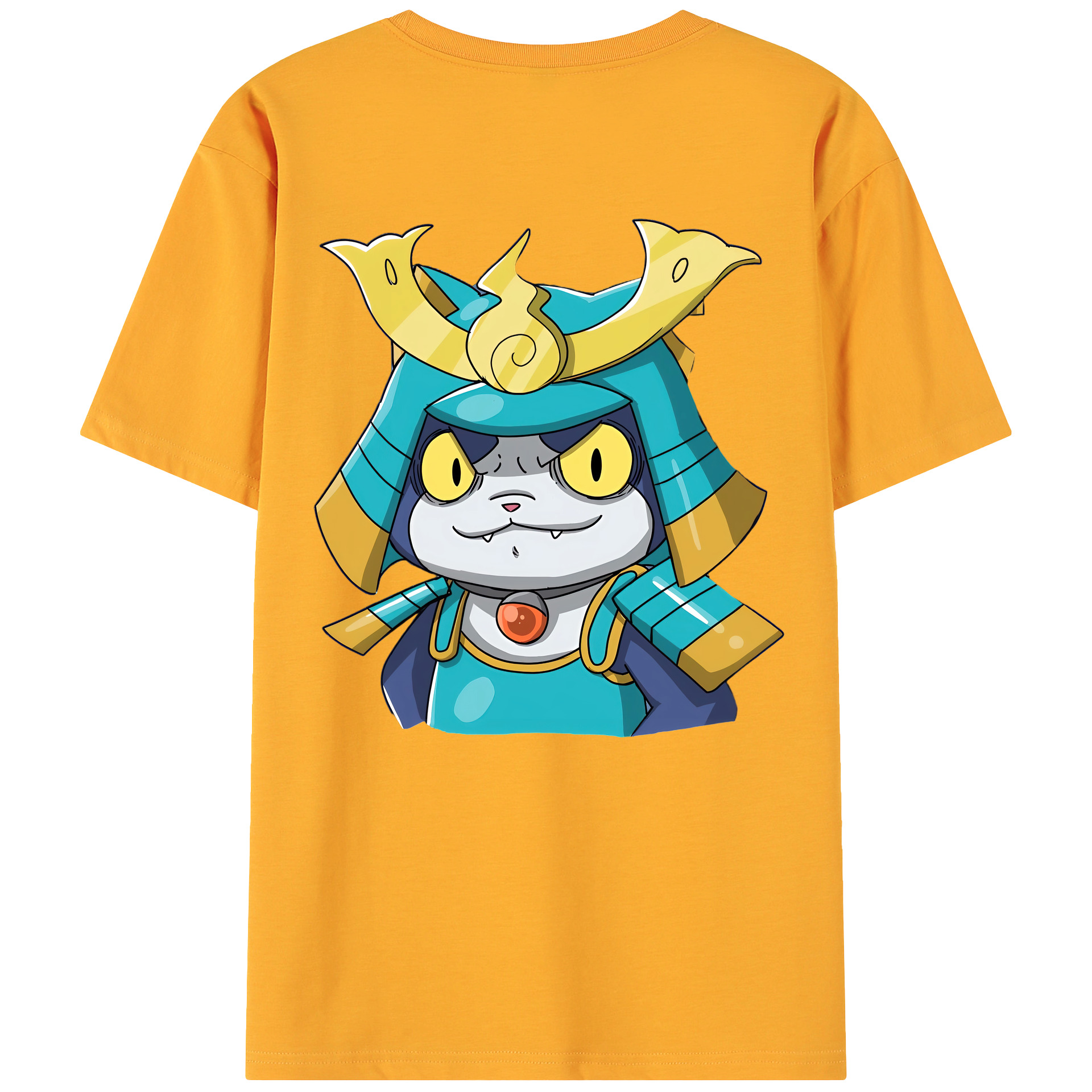 （画像用） 妖怪ウォッチ Yo-kai Watch 綿100％ メンズ半袖Tシャツ（バックプリント） 通気性