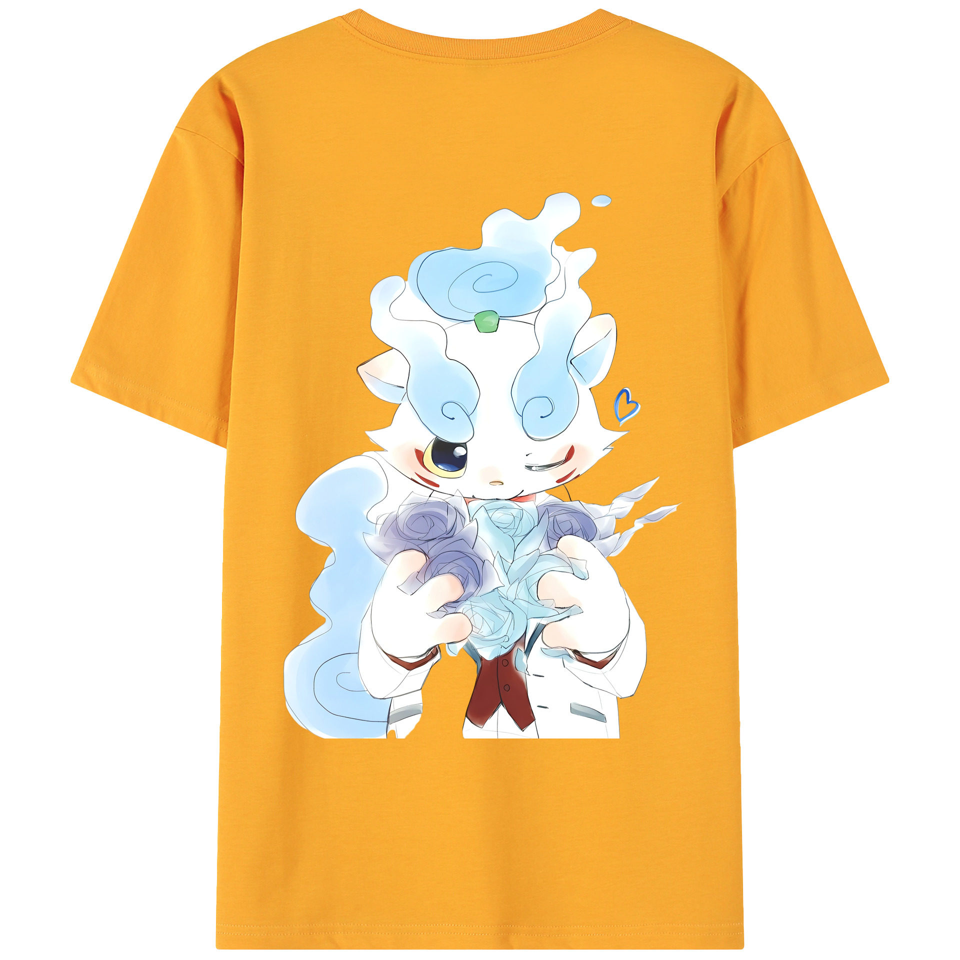 （画像用） 妖怪ウォッチ Yo-kai Watch 綿100％ メンズ半袖Tシャツ（バックプリント） 通気性