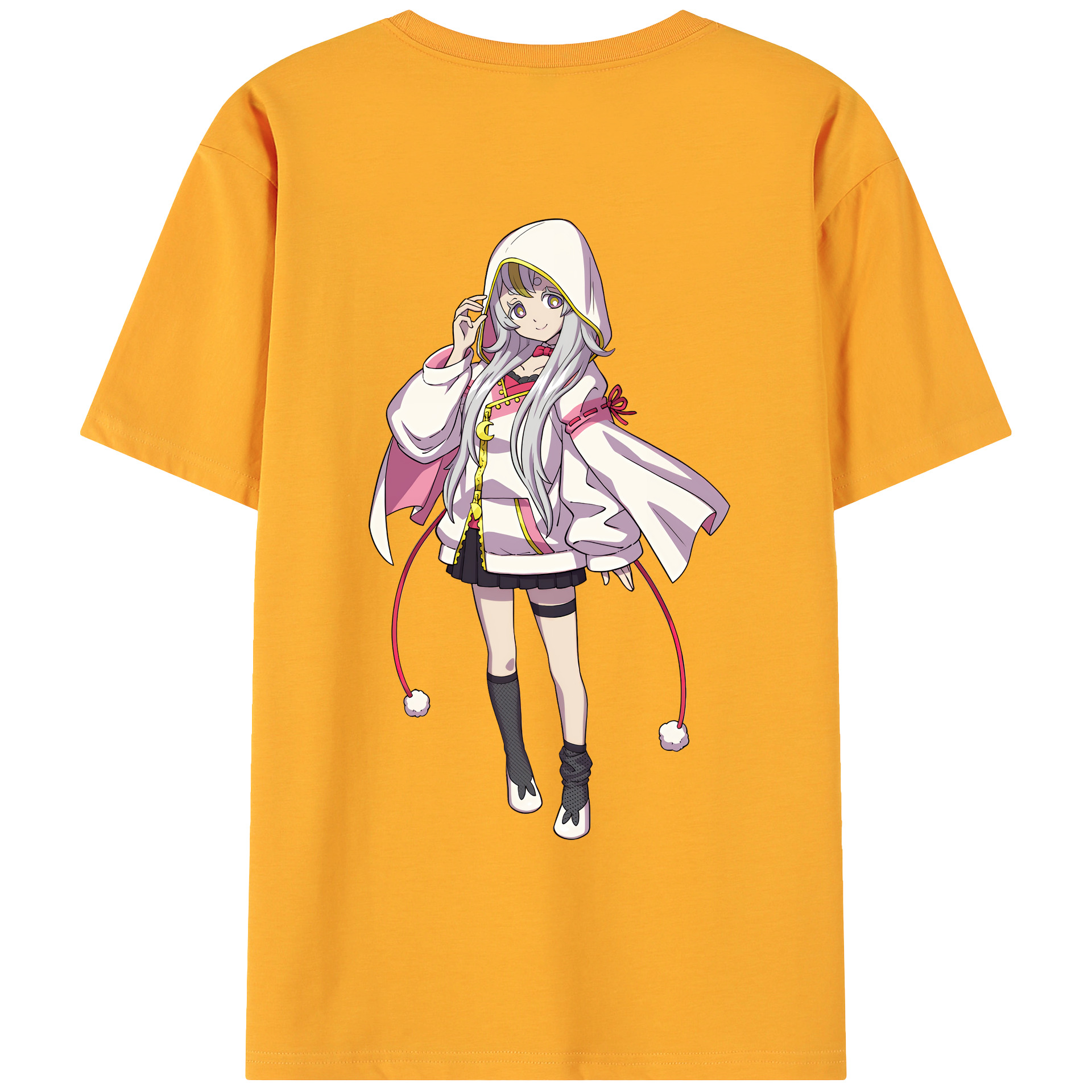 （画像用） 妖怪ウォッチ Yo-kai Watch 綿100％ メンズ半袖Tシャツ（バックプリント） 通気性