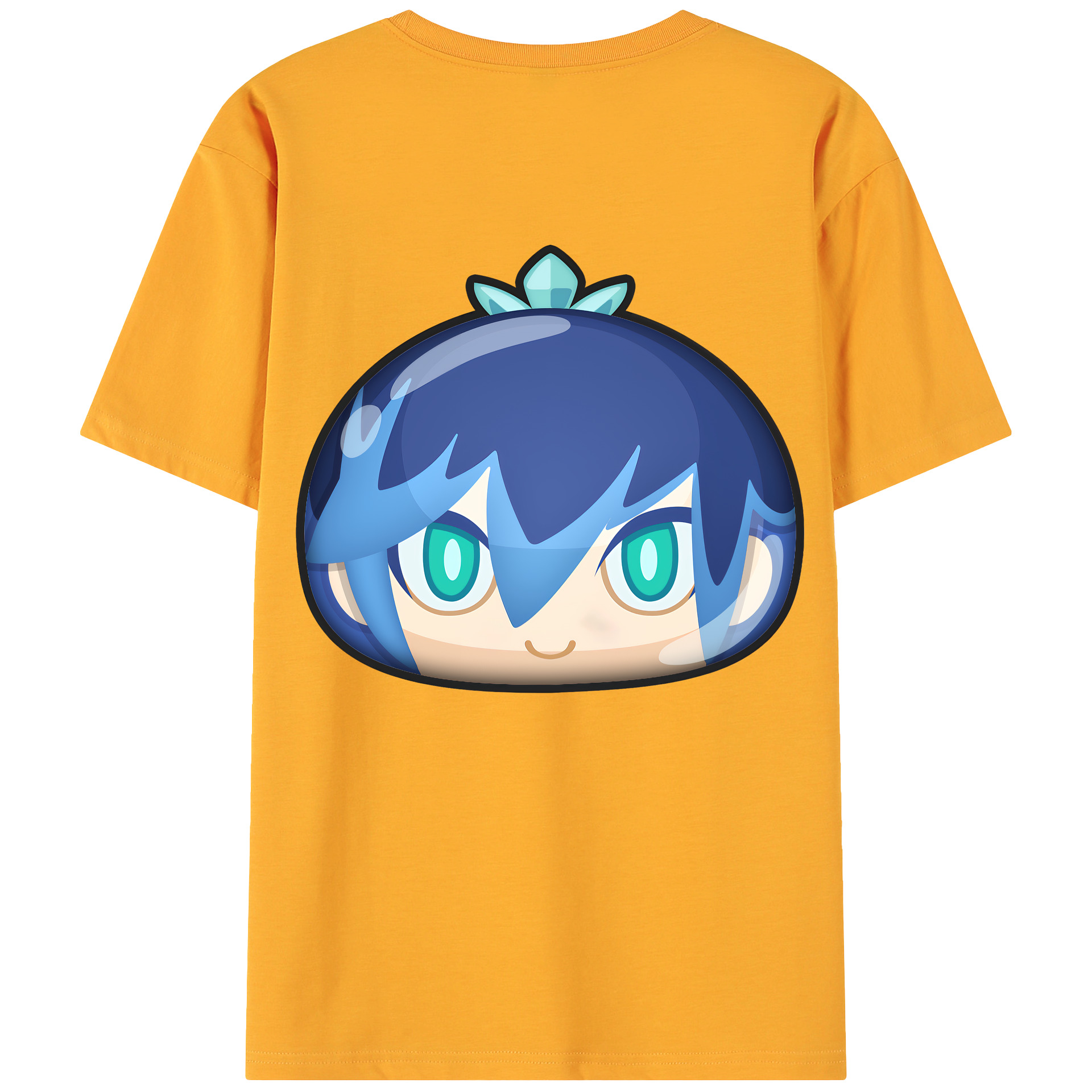 （画像用） 妖怪ウォッチ Yo-kai Watch 綿100％ メンズ半袖Tシャツ（バックプリント） 通気性