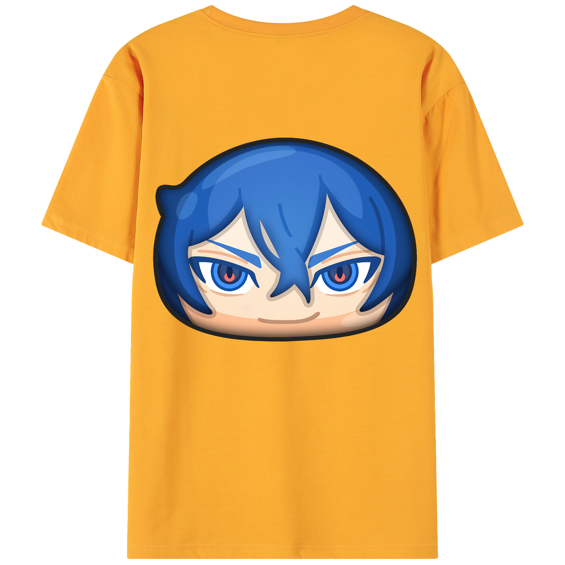 （画像用） 妖怪ウォッチ Yo-kai Watch 綿100％ メンズ半袖Tシャツ（バックプリント） 通気性