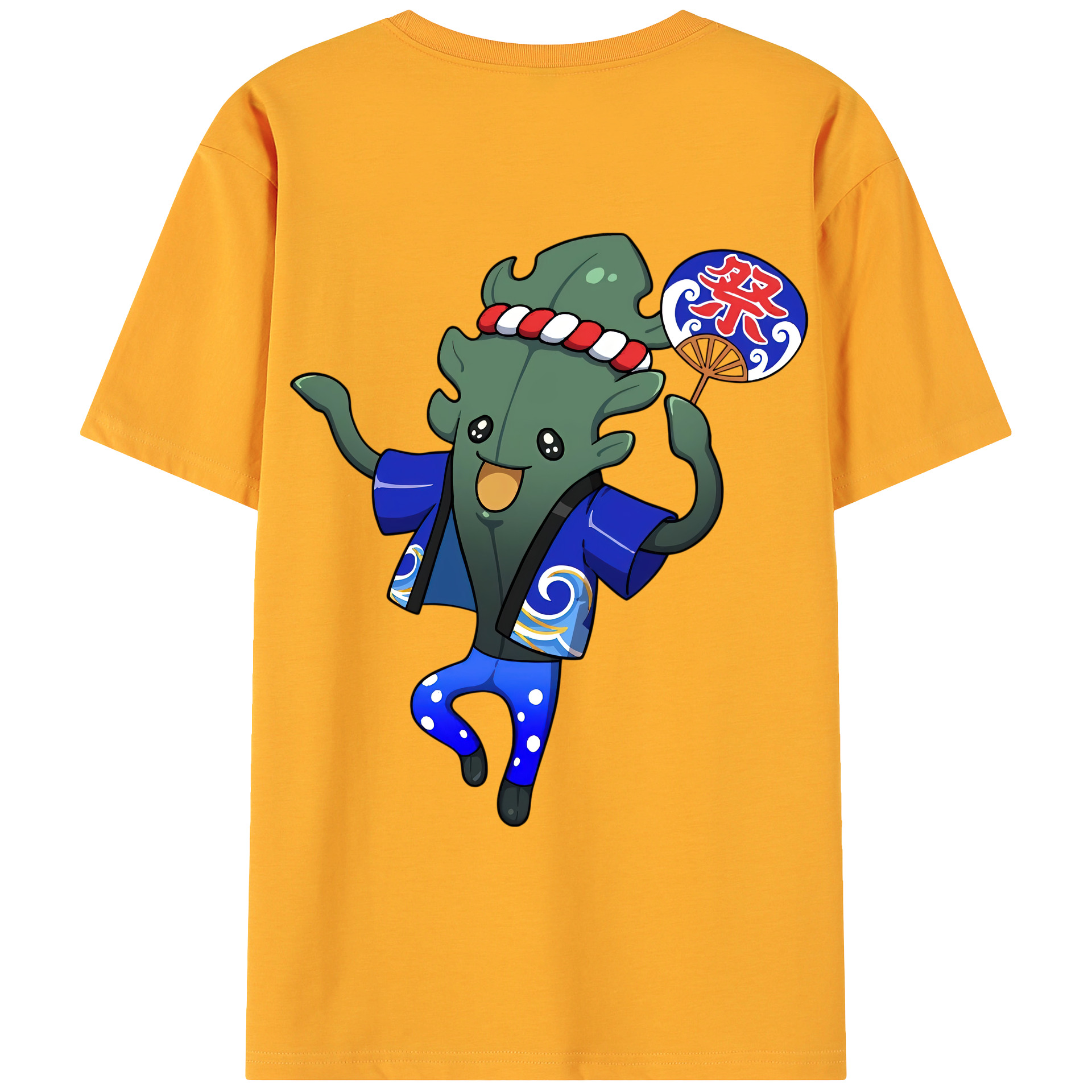 （画像用） 妖怪ウォッチ Yo-kai Watch 綿100％ メンズ半袖Tシャツ（バックプリント） 通気性
