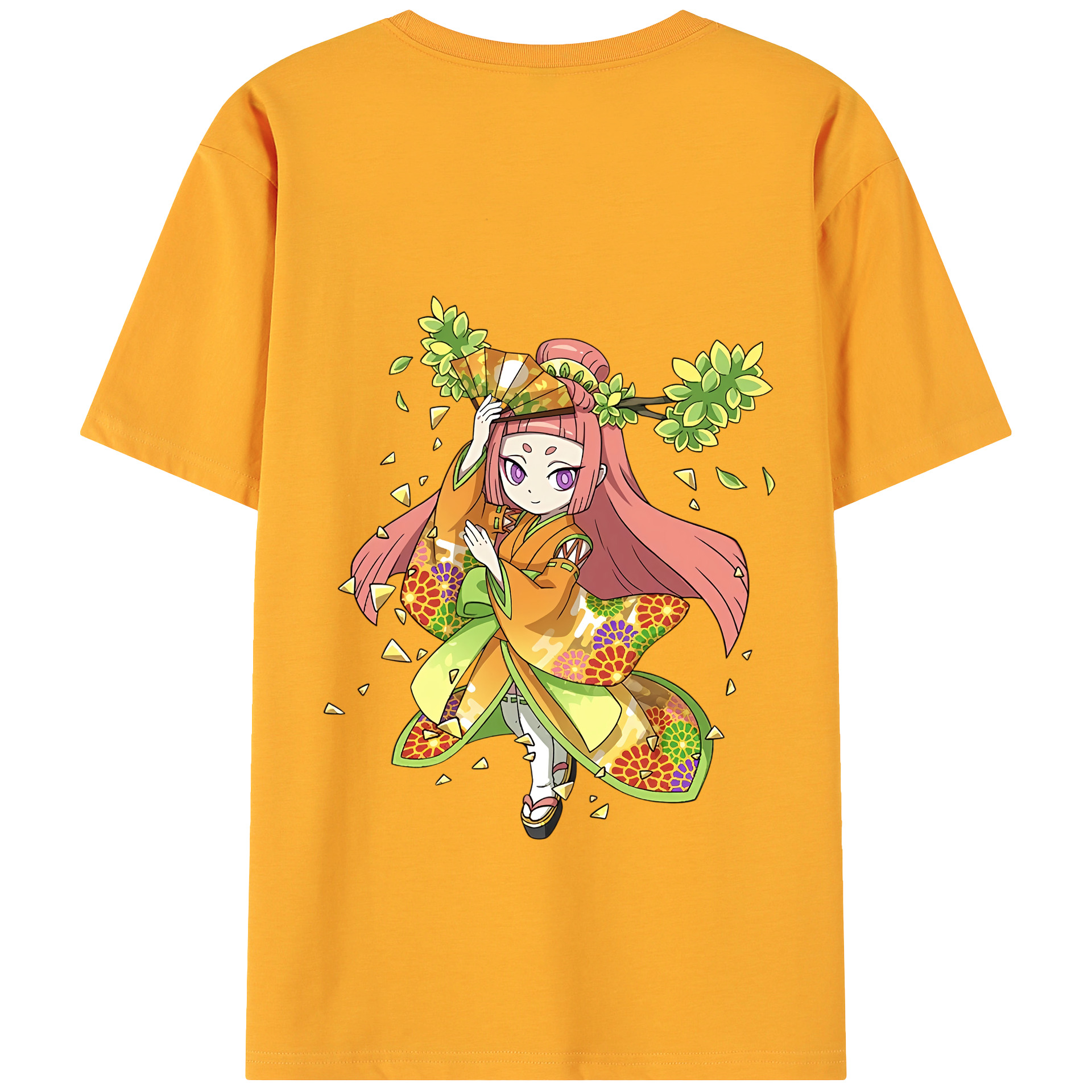 （画像用） 妖怪ウォッチ Yo-kai Watch 綿100％ メンズ半袖Tシャツ（バックプリント） 通気性