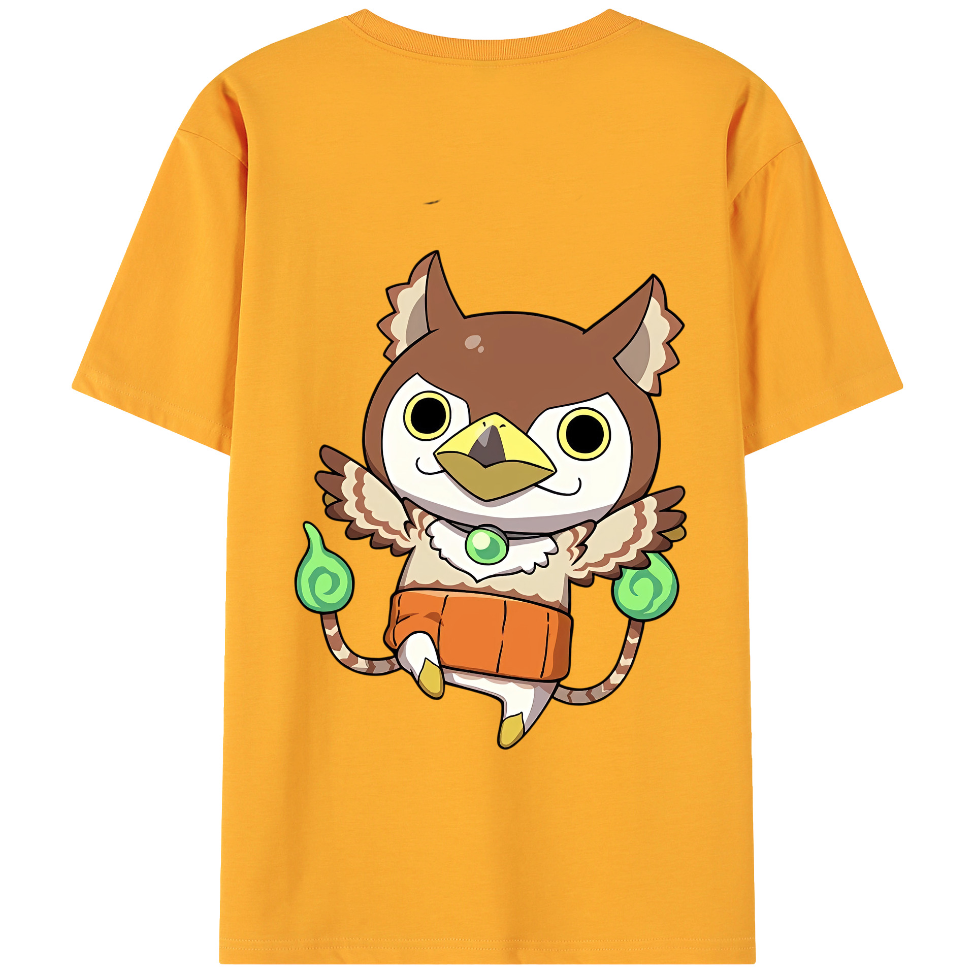 （画像用） 妖怪ウォッチ Yo-kai Watch 綿100％ メンズ半袖Tシャツ（バックプリント） 通気性