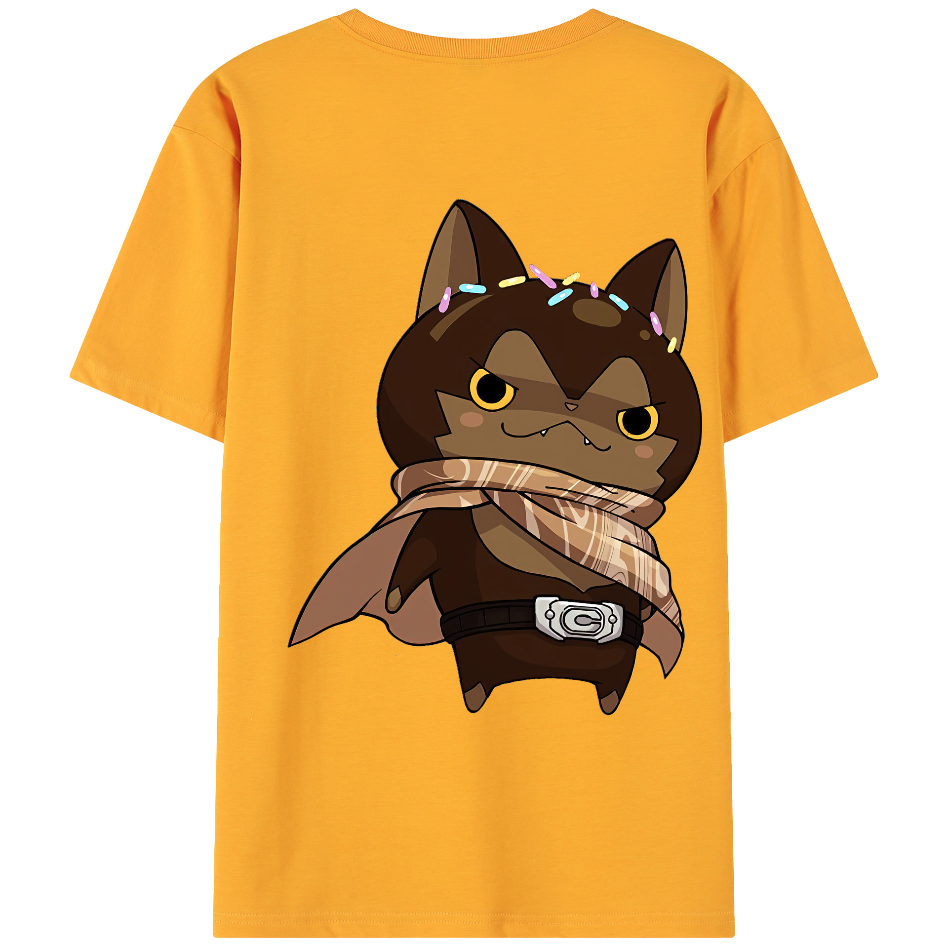 （画像用） 妖怪ウォッチ Yo-kai Watch 綿100％ メンズ半袖Tシャツ（バックプリント） 通気性