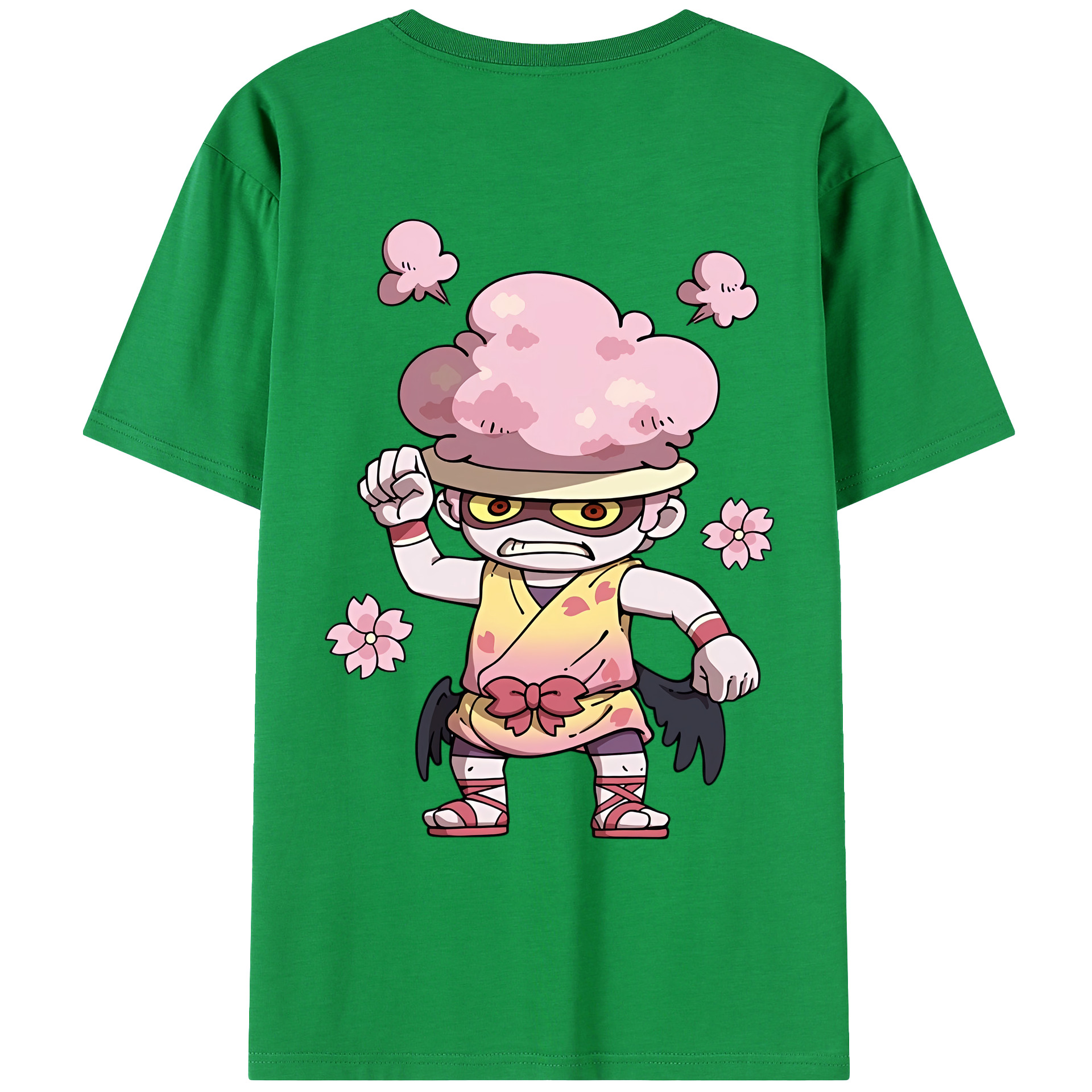 （画像用） 妖怪ウォッチ Yo-kai Watch 綿100％ メンズ半袖Tシャツ（バックプリント） 通気性