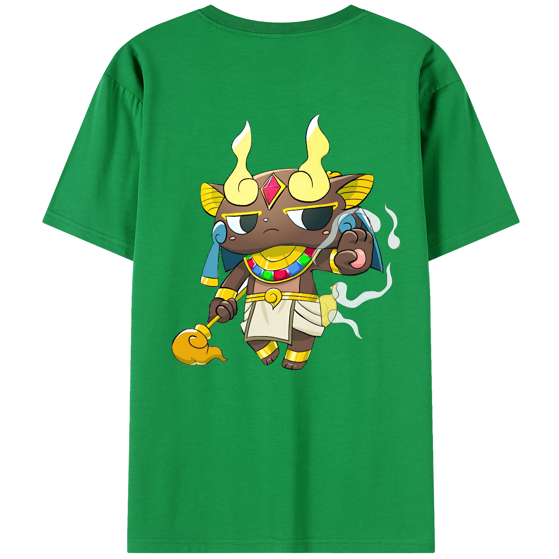 （画像用） 妖怪ウォッチ Yo-kai Watch 綿100％ メンズ半袖Tシャツ（バックプリント） 通気性