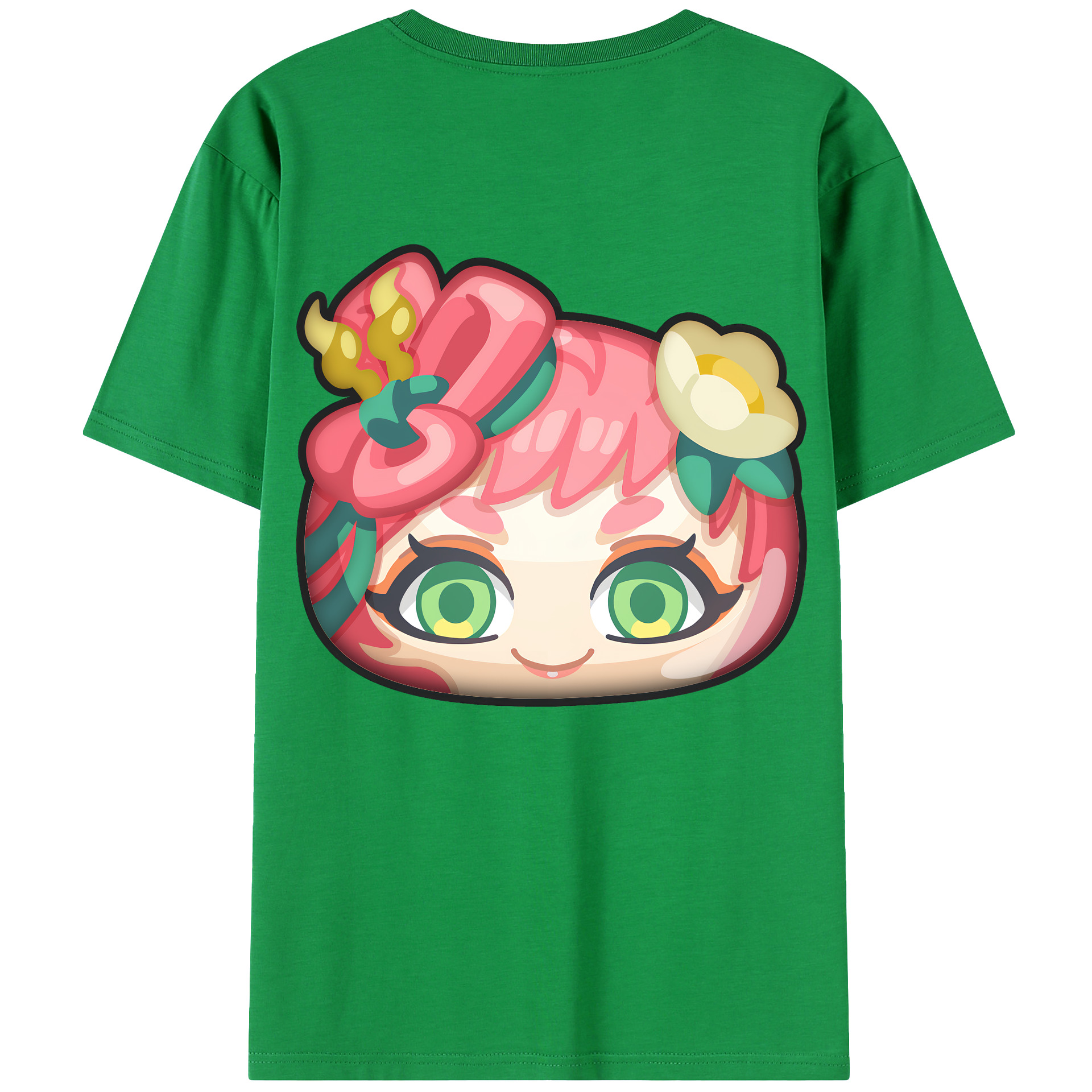 （画像用） 妖怪ウォッチ Yo-kai Watch 綿100％ メンズ半袖Tシャツ（バックプリント） 通気性
