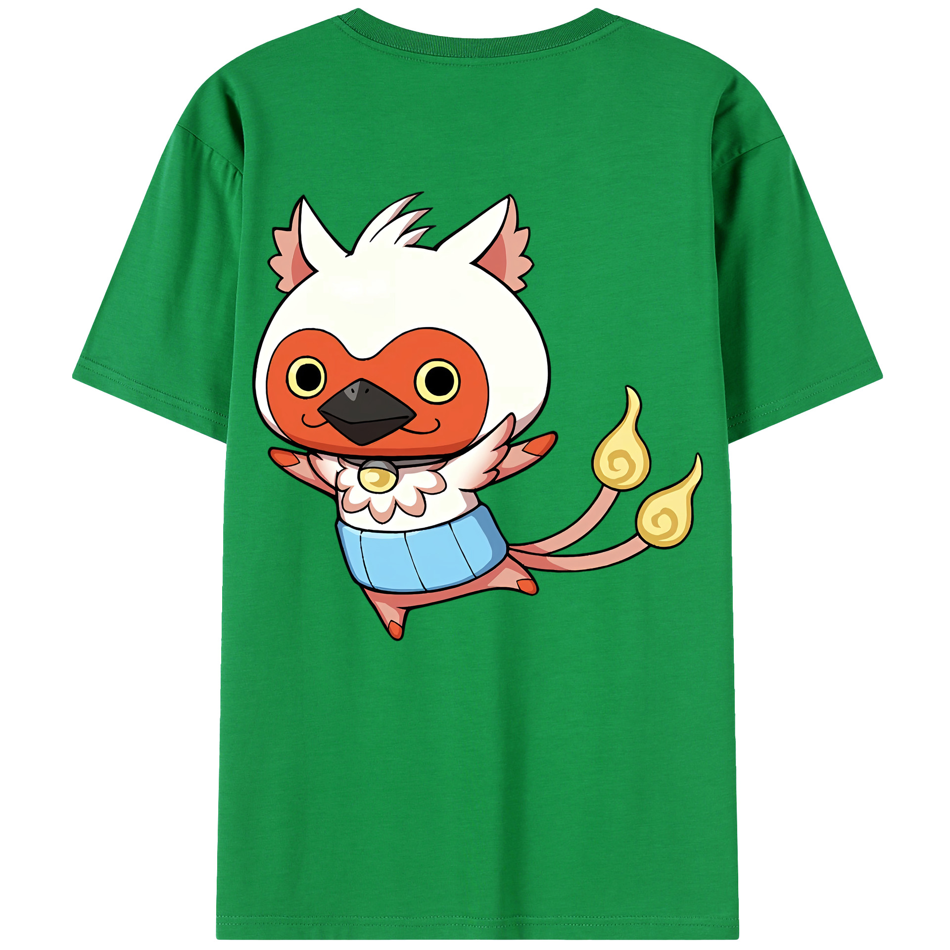 （画像用） 妖怪ウォッチ Yo-kai Watch 綿100％ メンズ半袖Tシャツ（バックプリント） 通気性