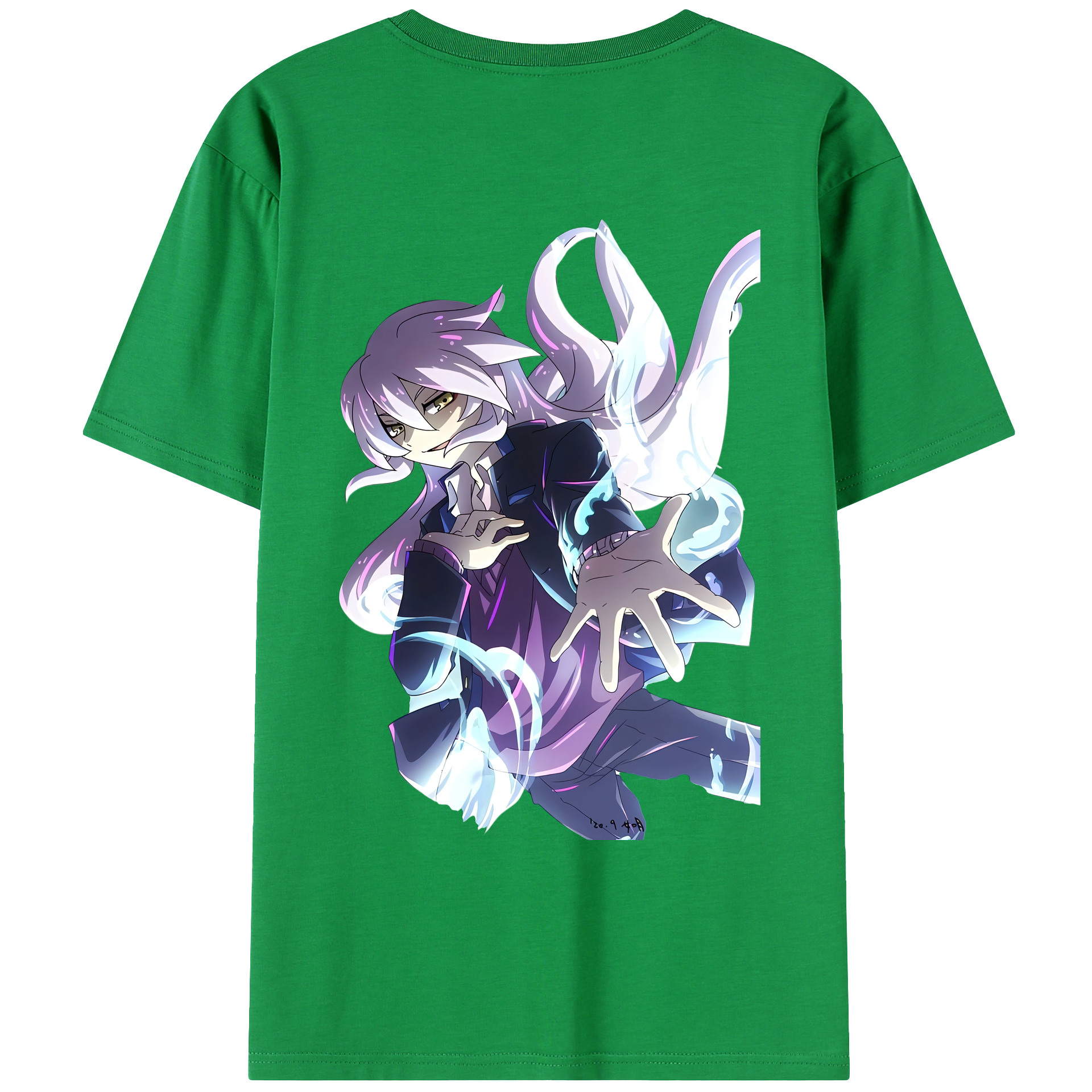 （画像用） 妖怪ウォッチ Yo-kai Watch 綿100％ メンズ半袖Tシャツ（バックプリント） 通気性
