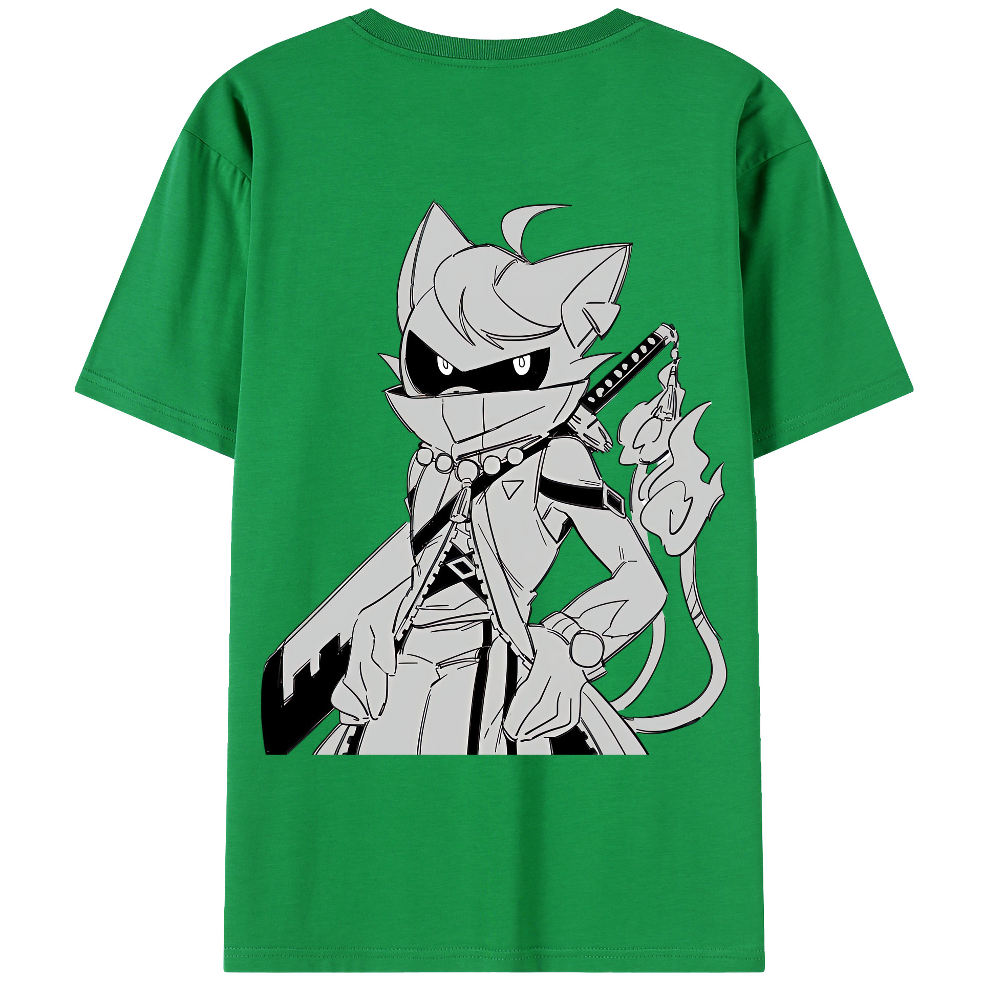 （画像用） 妖怪ウォッチ Yo-kai Watch 綿100％ メンズ半袖Tシャツ（バックプリント） 通気性