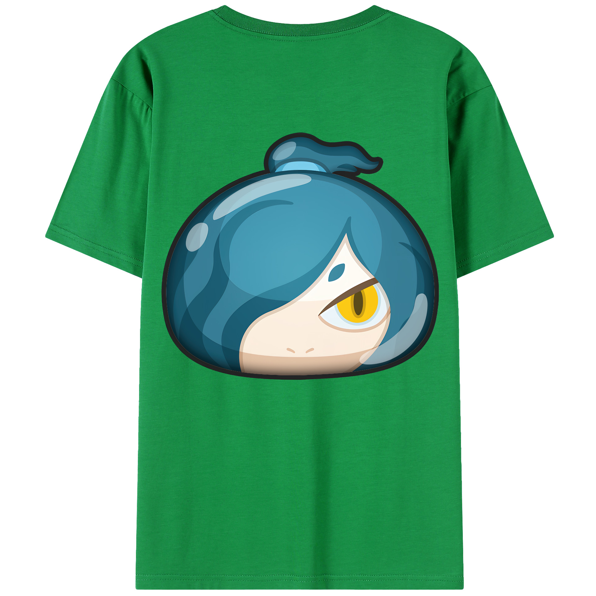 （画像用） 妖怪ウォッチ Yo-kai Watch 綿100％ メンズ半袖Tシャツ（バックプリント） 通気性
