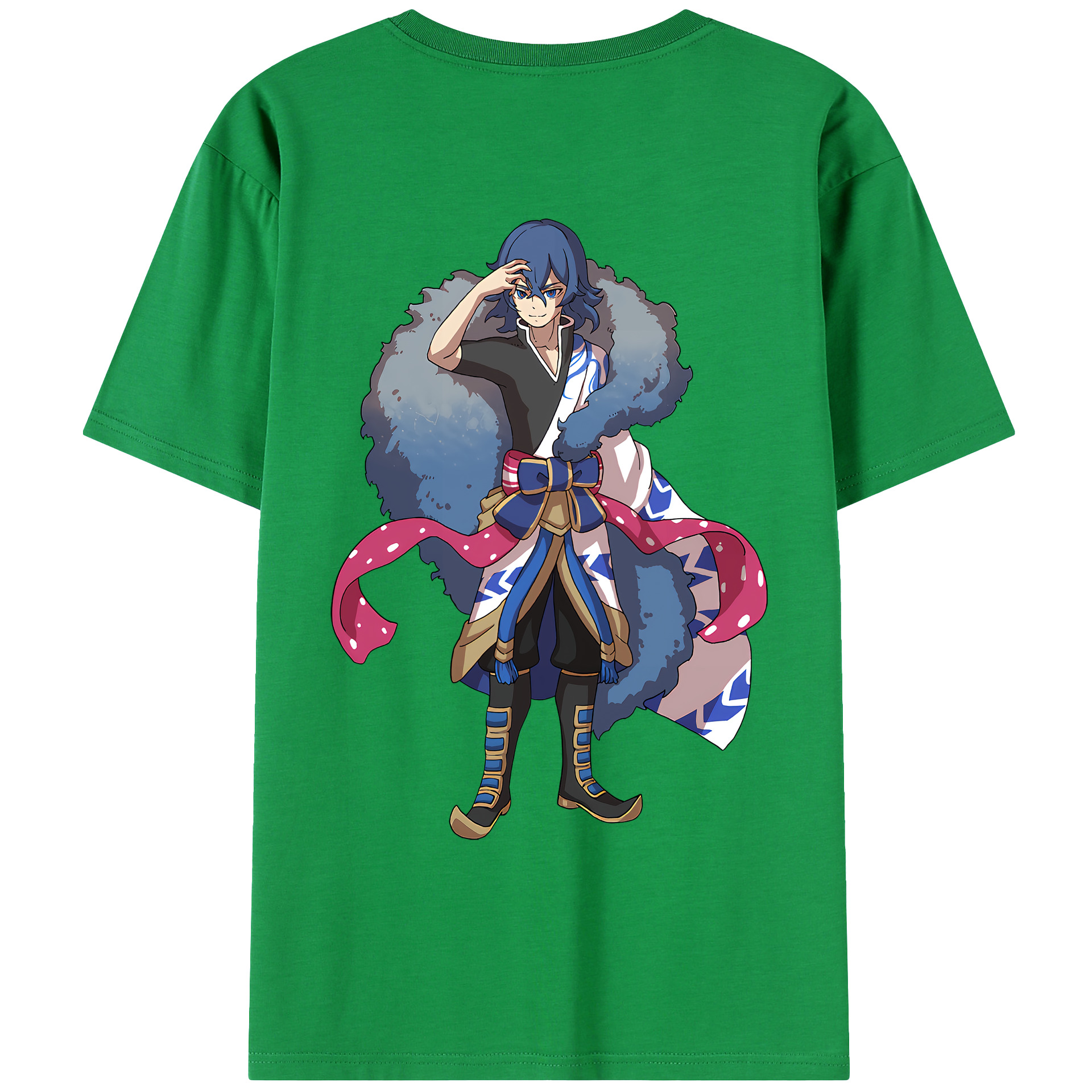 （画像用） 妖怪ウォッチ Yo-kai Watch 綿100％ メンズ半袖Tシャツ（バックプリント） 通気性