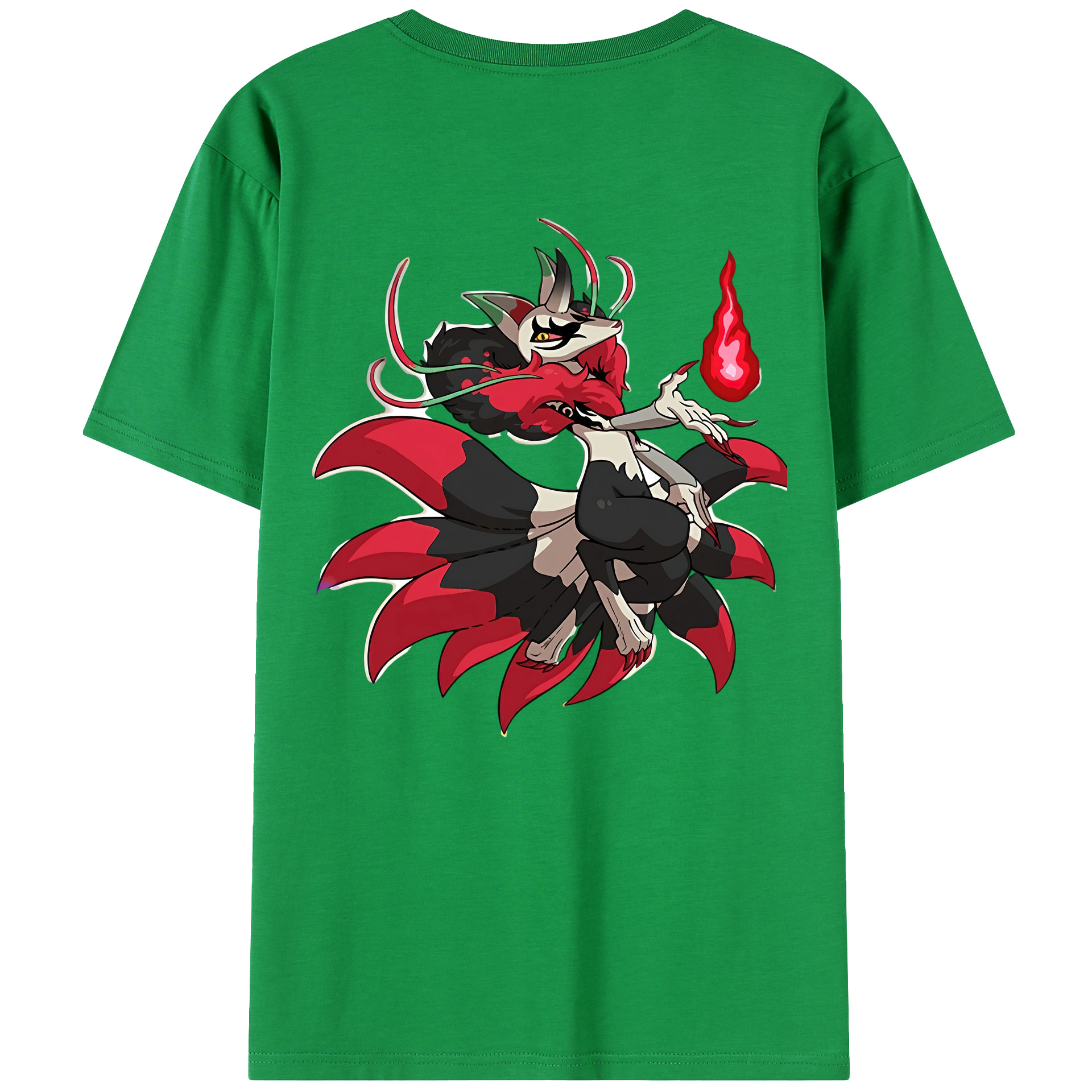 （画像用） 妖怪ウォッチ Yo-kai Watch 綿100％ メンズ半袖Tシャツ（バックプリント） 通気性