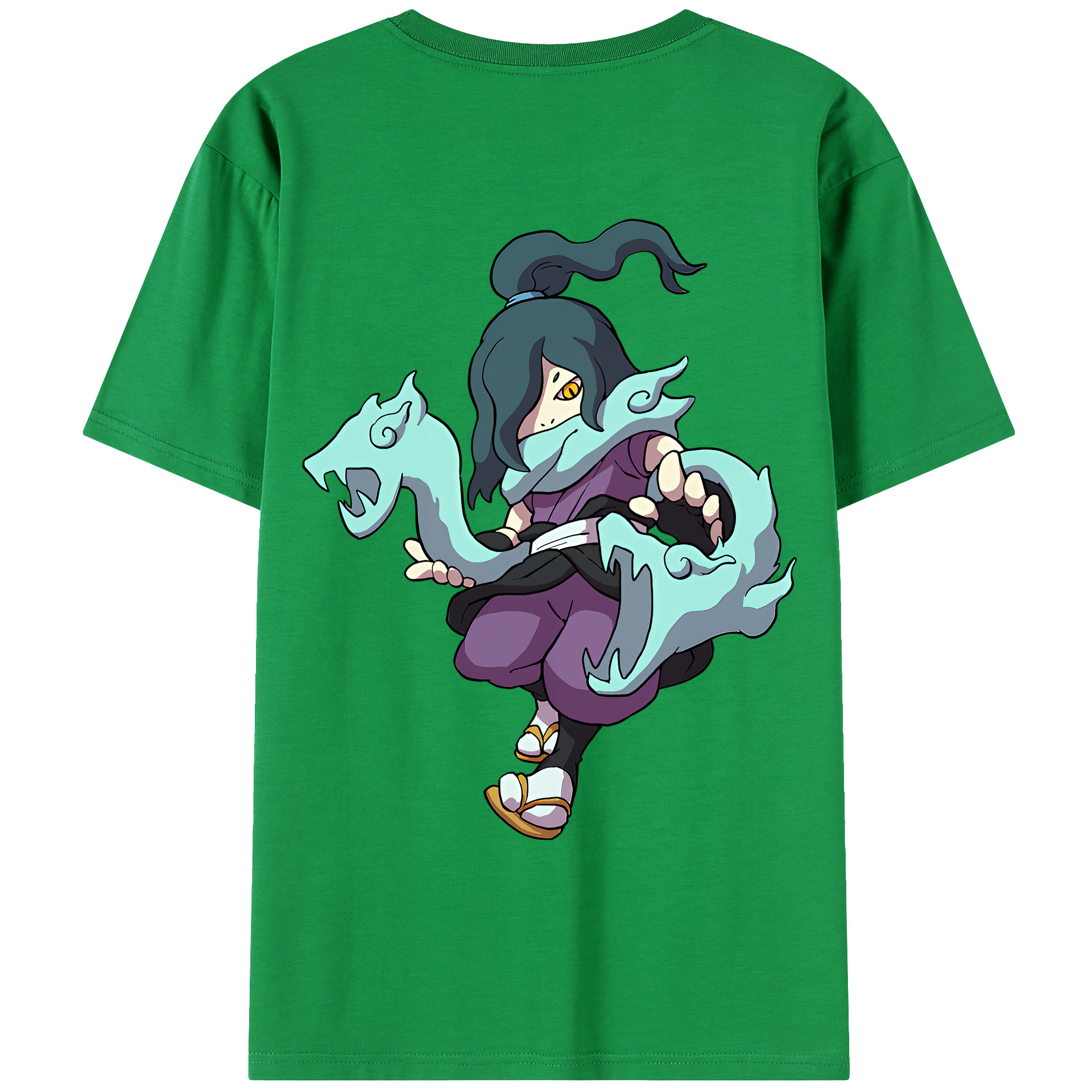 （画像用） 妖怪ウォッチ Yo-kai Watch 綿100％ メンズ半袖Tシャツ（バックプリント） 通気性