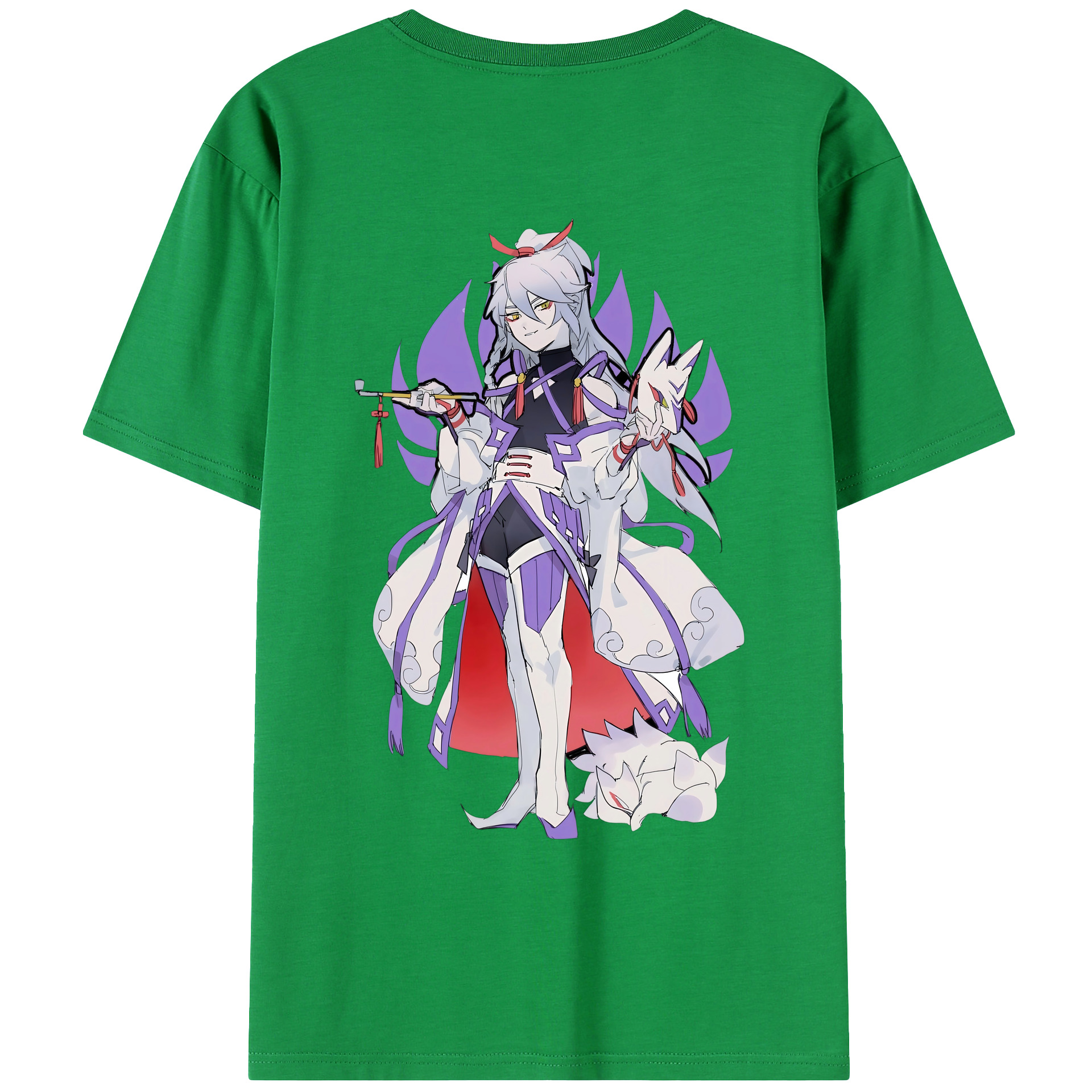 （画像用） 妖怪ウォッチ Yo-kai Watch 綿100％ メンズ半袖Tシャツ（バックプリント） 通気性