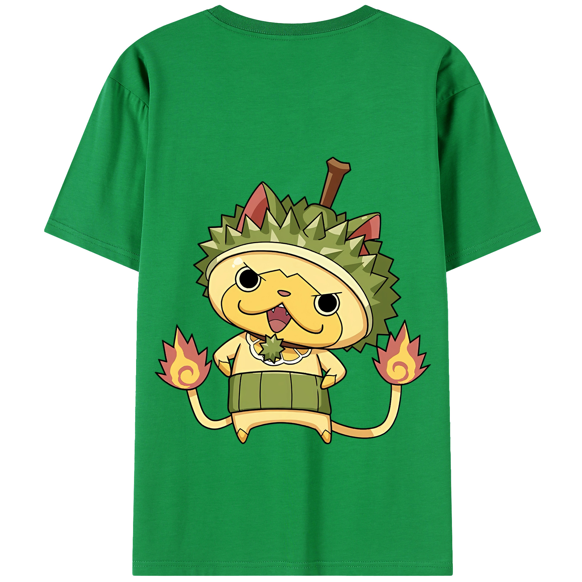 （画像用） 妖怪ウォッチ Yo-kai Watch 綿100％ メンズ半袖Tシャツ（バックプリント） 通気性