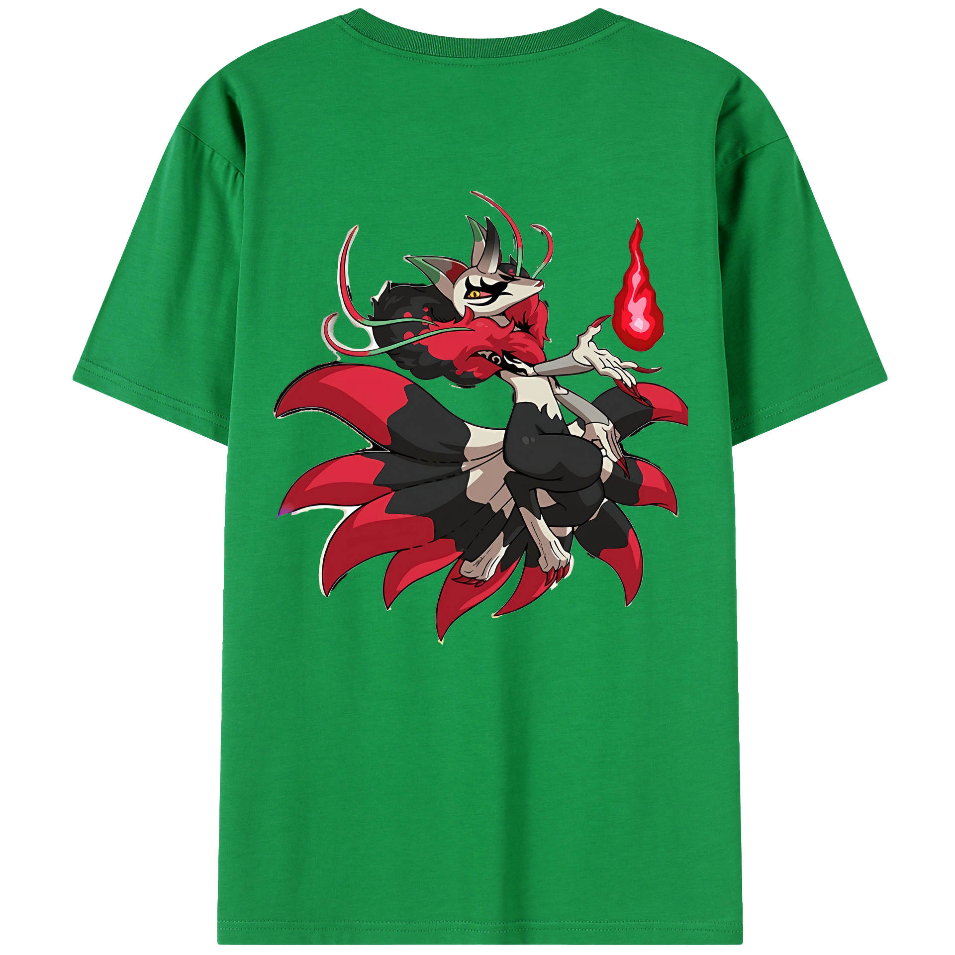 （画像用） 妖怪ウォッチ Yo-kai Watch 綿100％ メンズ半袖Tシャツ（バックプリント） 通気性