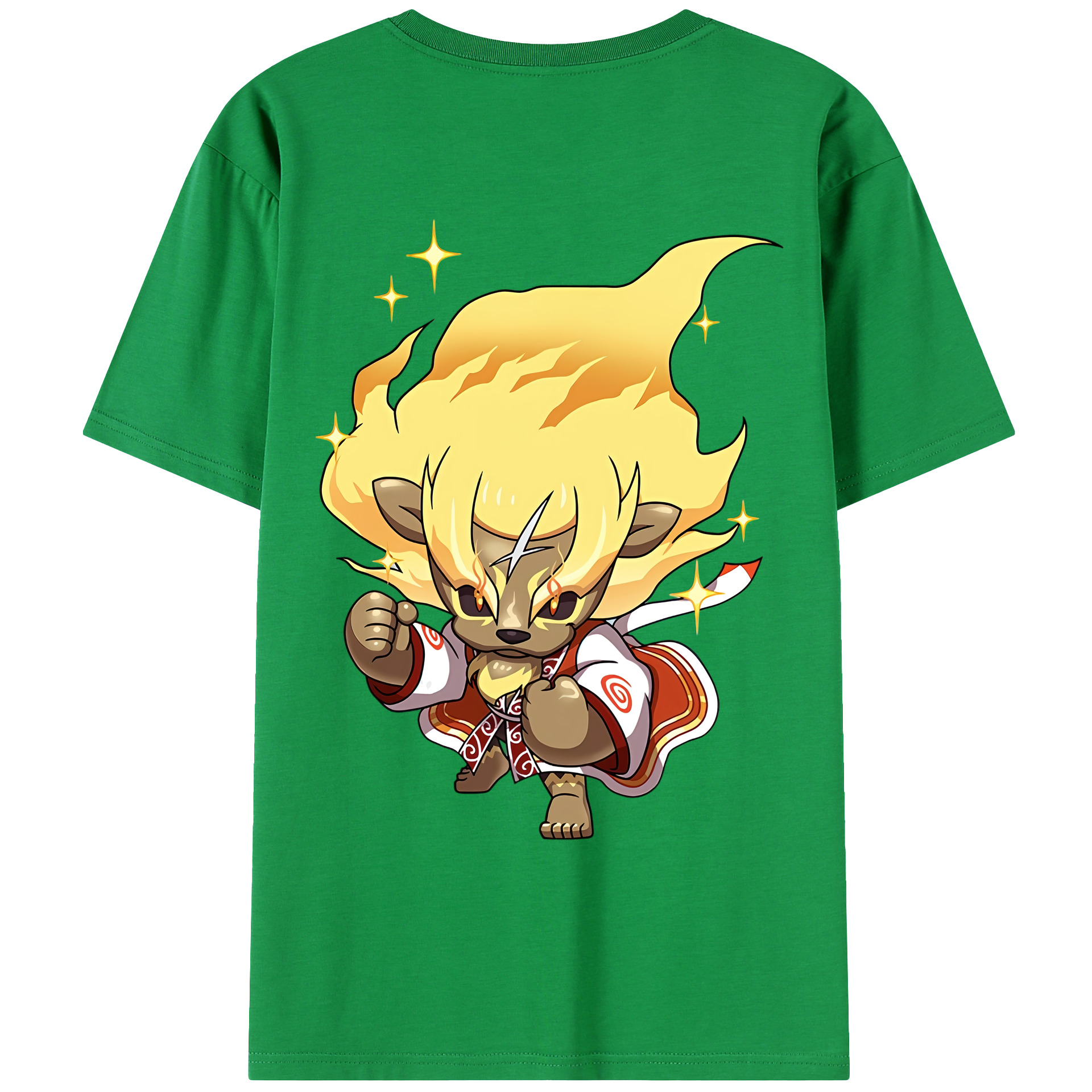 （画像用） 妖怪ウォッチ Yo-kai Watch 綿100％ メンズ半袖Tシャツ（バックプリント） 通気性