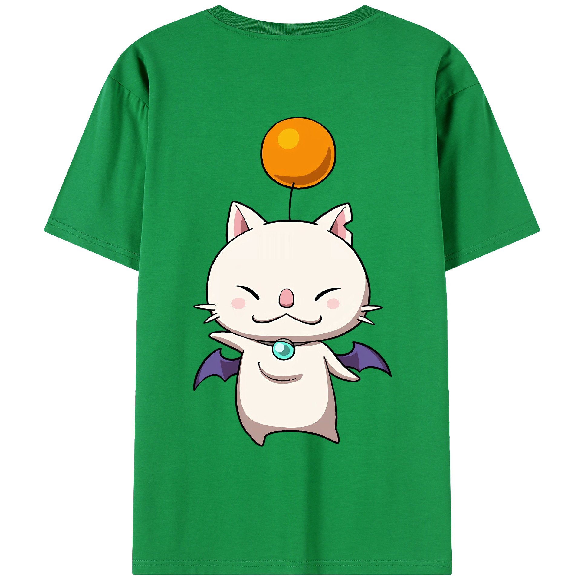（画像用） 妖怪ウォッチ Yo-kai Watch 綿100％ メンズ半袖Tシャツ（バックプリント） 通気性