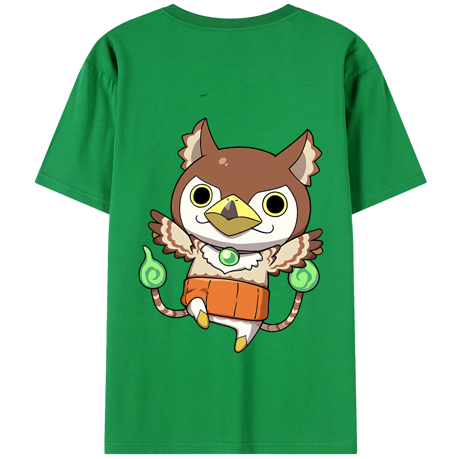 （画像用） 妖怪ウォッチ Yo-kai Watch 綿100％ メンズ半袖Tシャツ（バックプリント） 通気性