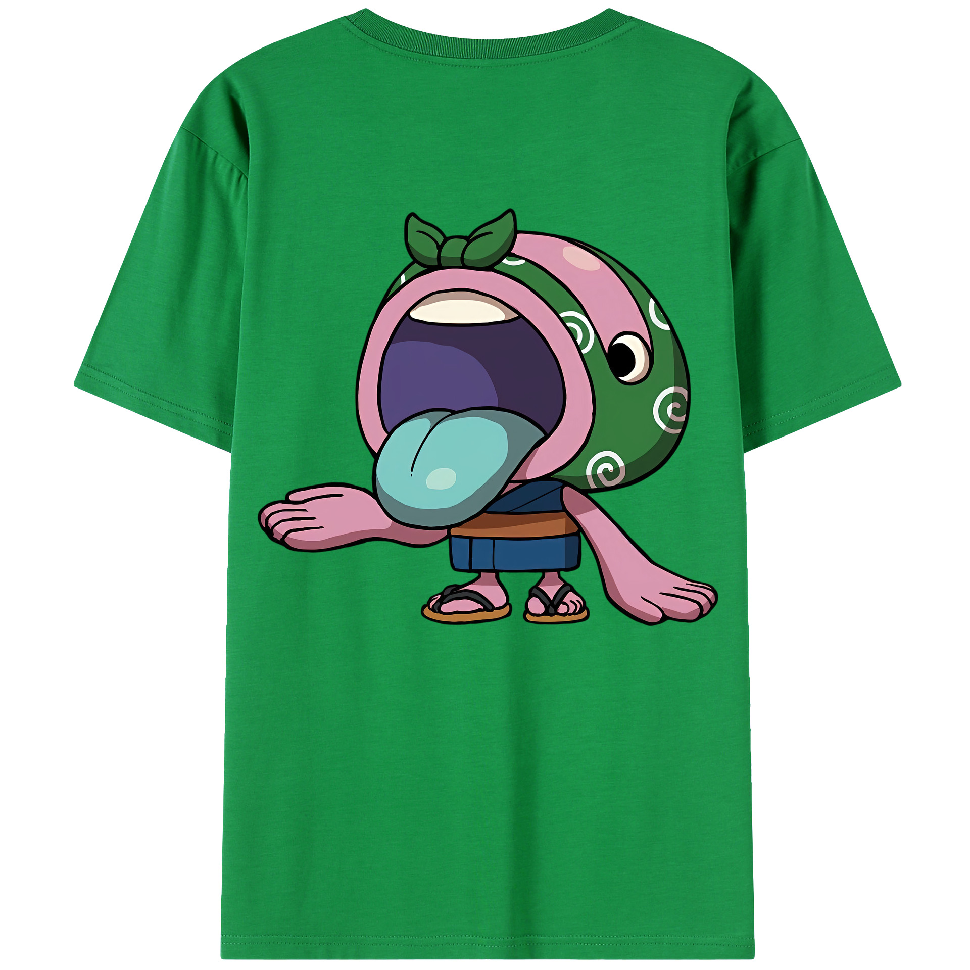（画像用） 妖怪ウォッチ Yo-kai Watch 綿100％ メンズ半袖Tシャツ（バックプリント） 通気性