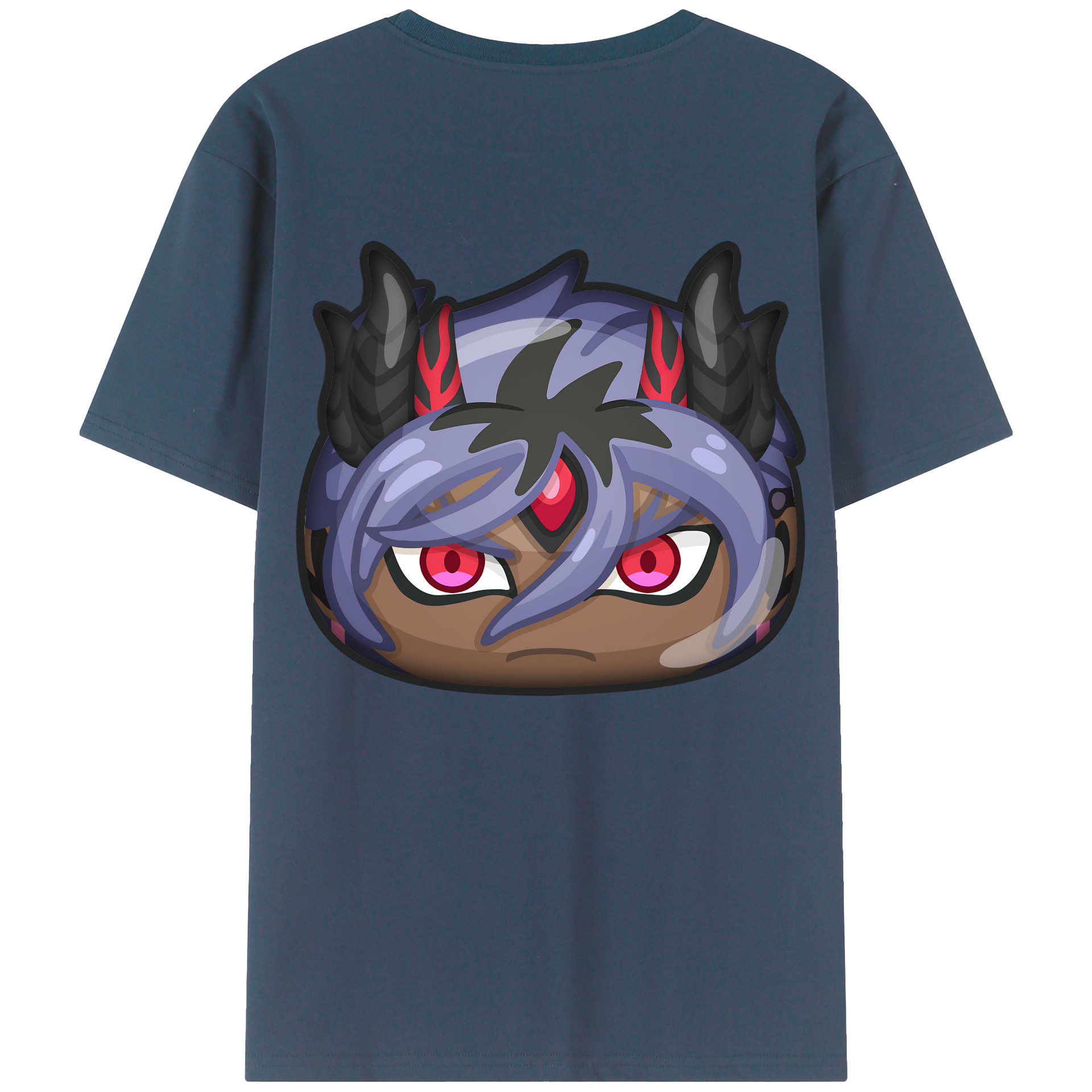 （画像用） 妖怪ウォッチ Yo-kai Watch 綿100％ メンズ半袖Tシャツ（バックプリント） 通気性