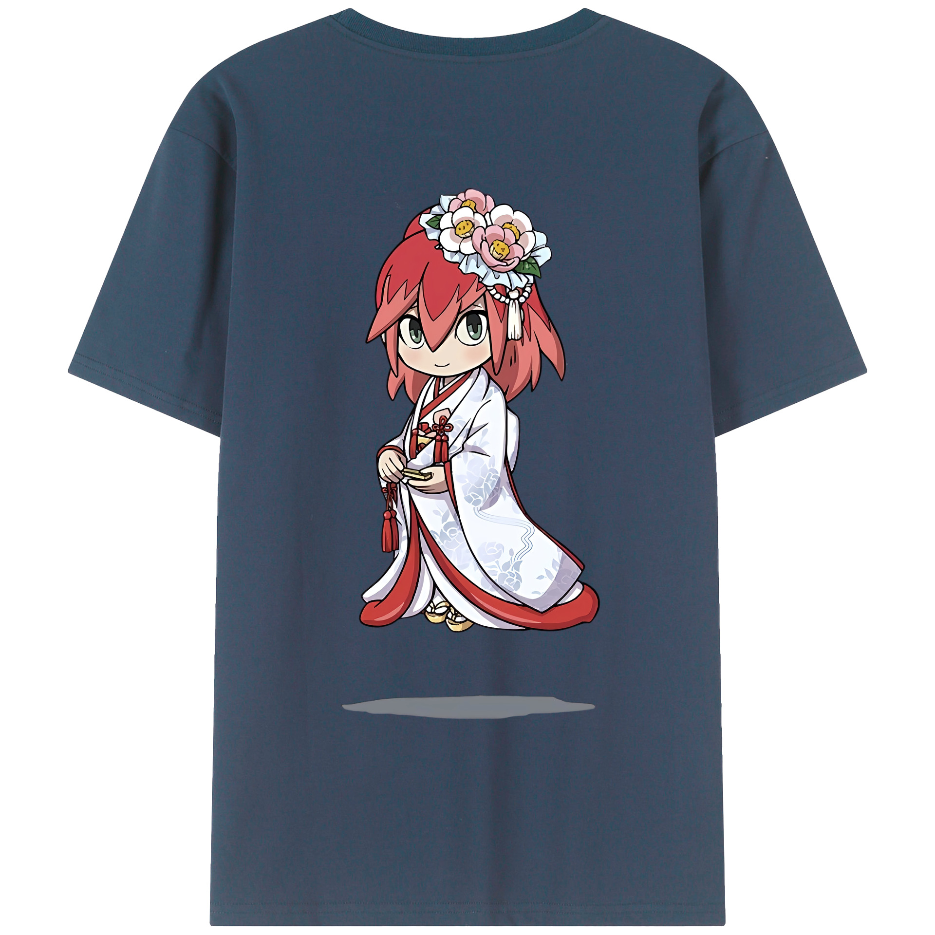 （画像用） 妖怪ウォッチ Yo-kai Watch 綿100％ メンズ半袖Tシャツ（バックプリント） 通気性