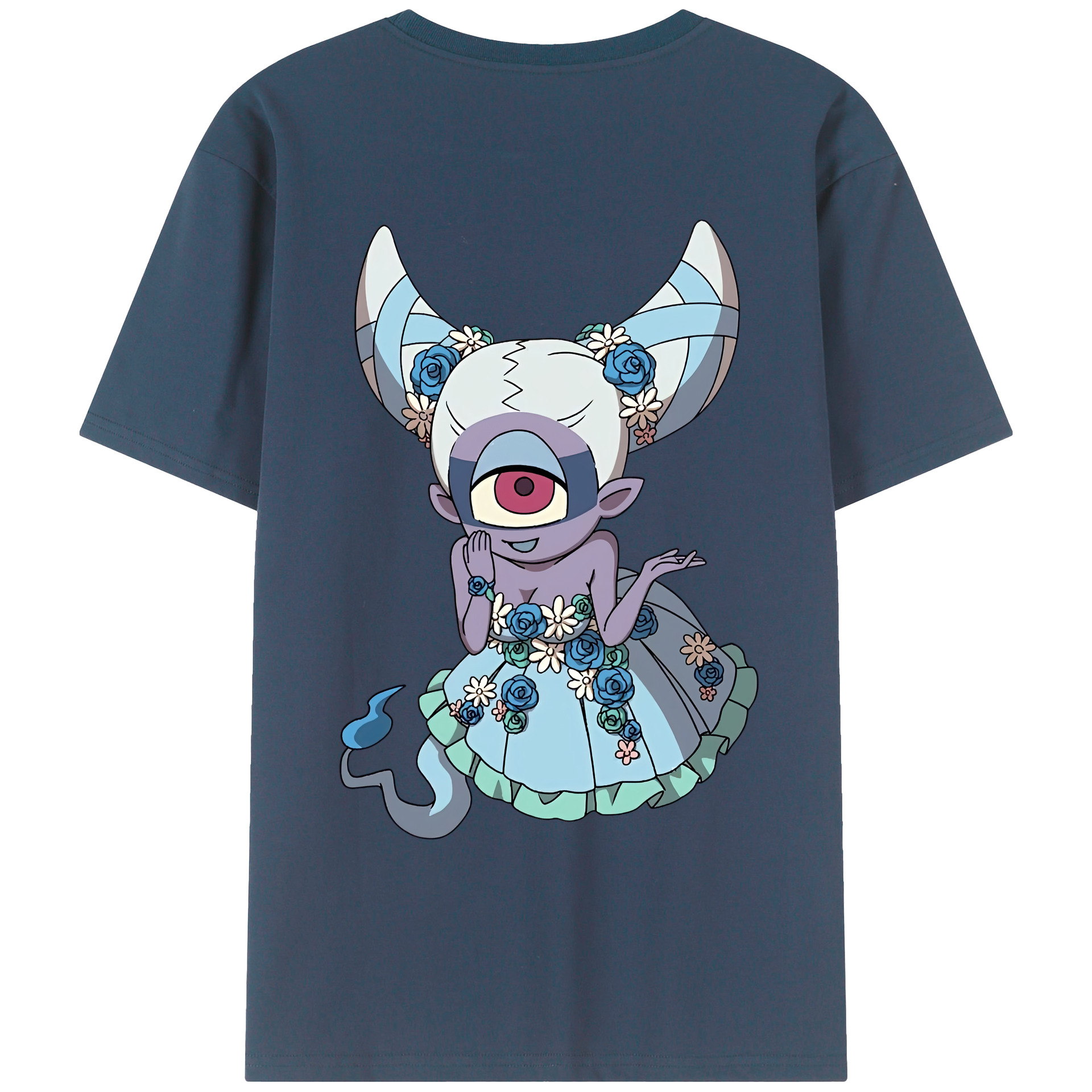 （画像用） 妖怪ウォッチ Yo-kai Watch 綿100％ メンズ半袖Tシャツ（バックプリント） 通気性