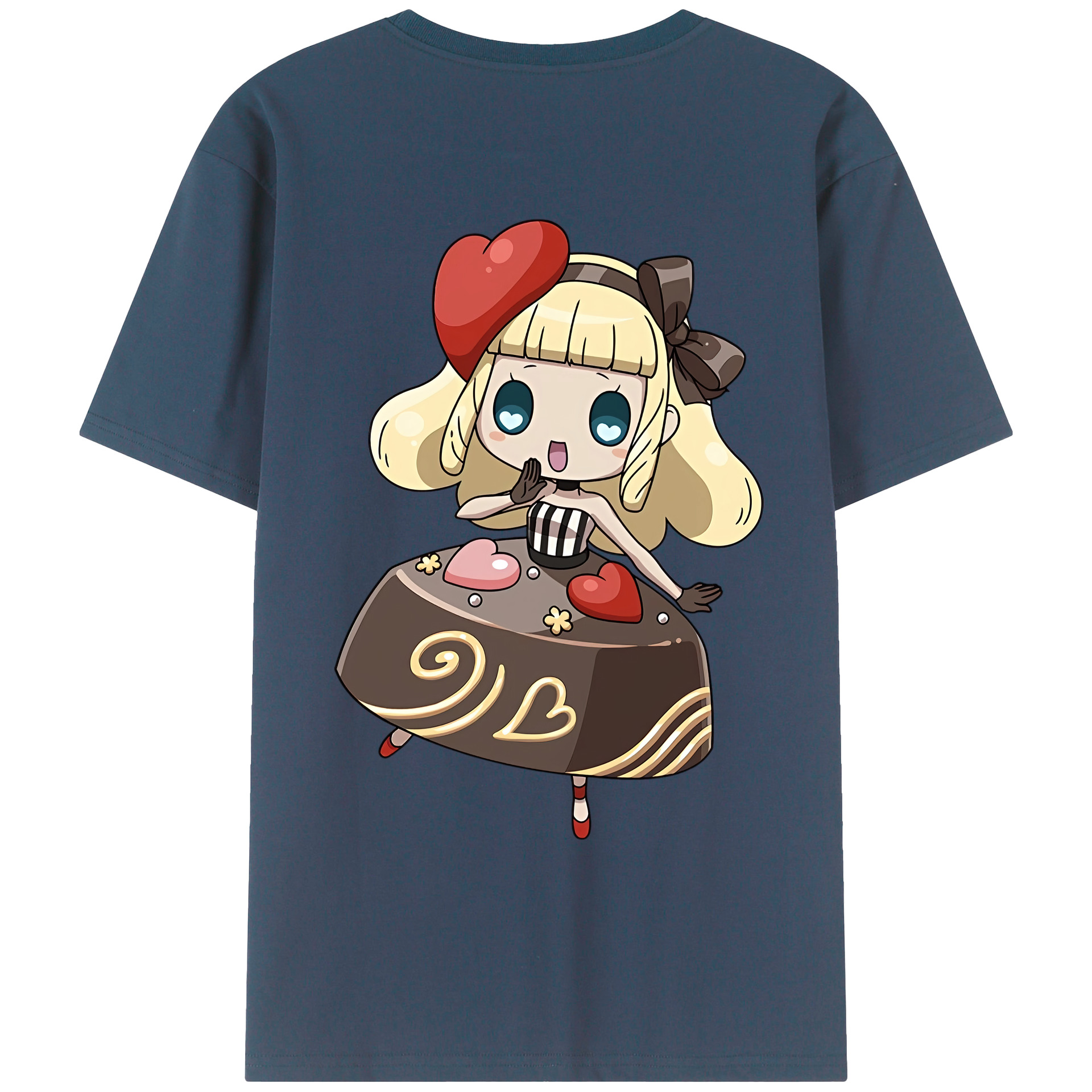 （画像用） 妖怪ウォッチ Yo-kai Watch 綿100％ メンズ半袖Tシャツ（バックプリント） 通気性