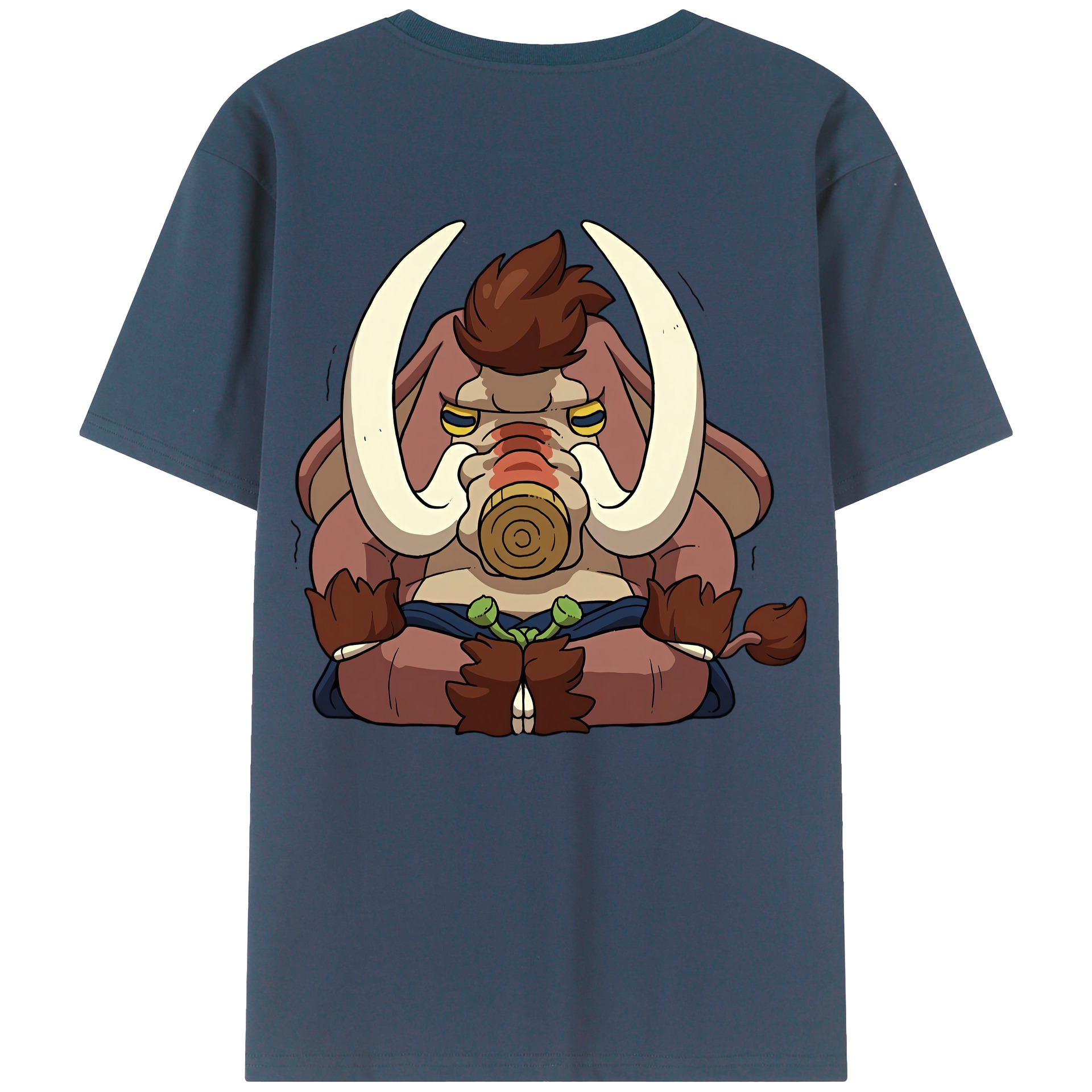 （画像用） 妖怪ウォッチ Yo-kai Watch 綿100％ メンズ半袖Tシャツ（バックプリント） 通気性