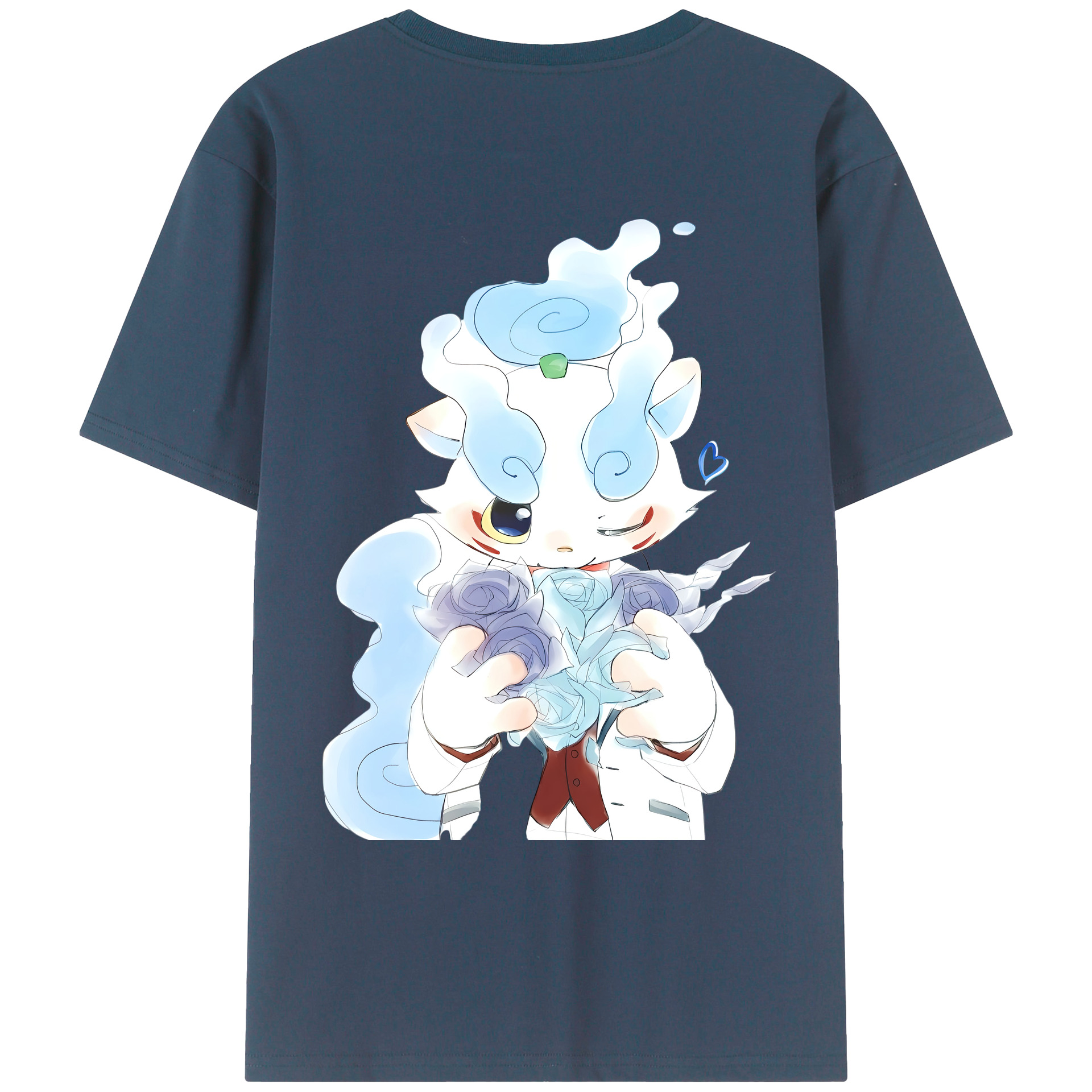 （画像用） 妖怪ウォッチ Yo-kai Watch 綿100％ メンズ半袖Tシャツ（バックプリント） 通気性