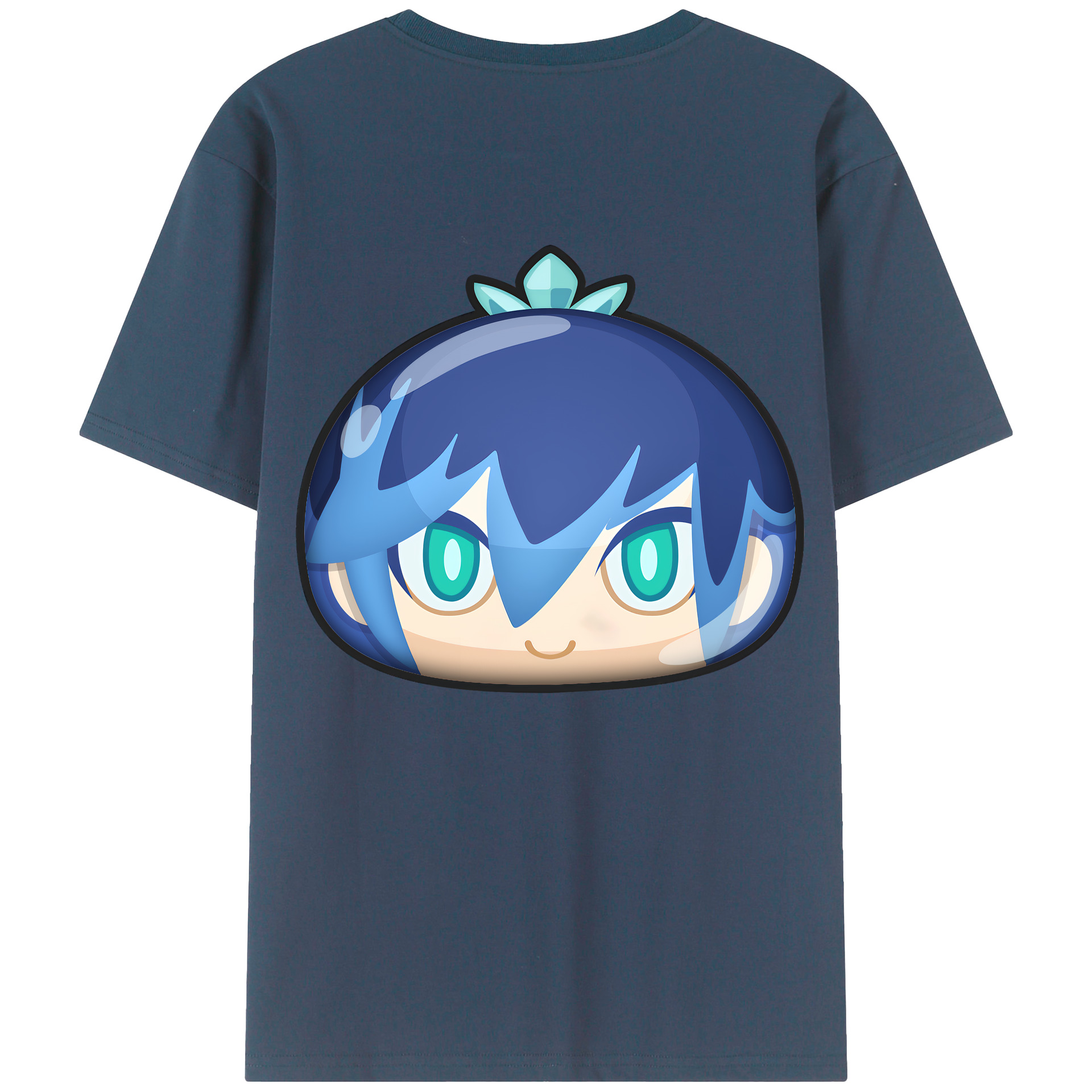 （画像用） 妖怪ウォッチ Yo-kai Watch 綿100％ メンズ半袖Tシャツ（バックプリント） 通気性