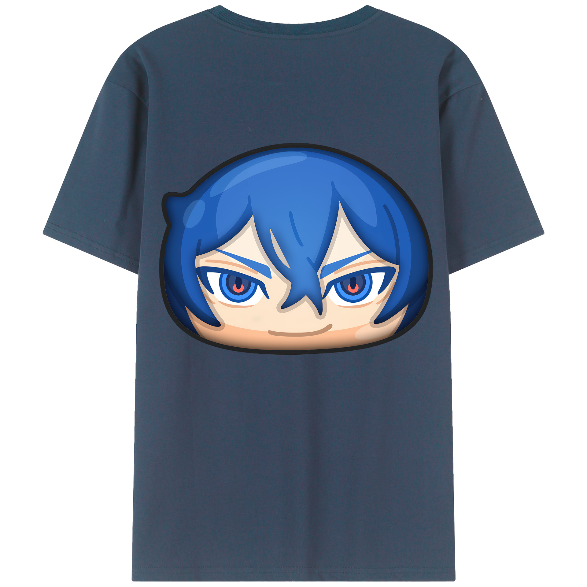 （画像用） 妖怪ウォッチ Yo-kai Watch 綿100％ メンズ半袖Tシャツ（バックプリント） 通気性