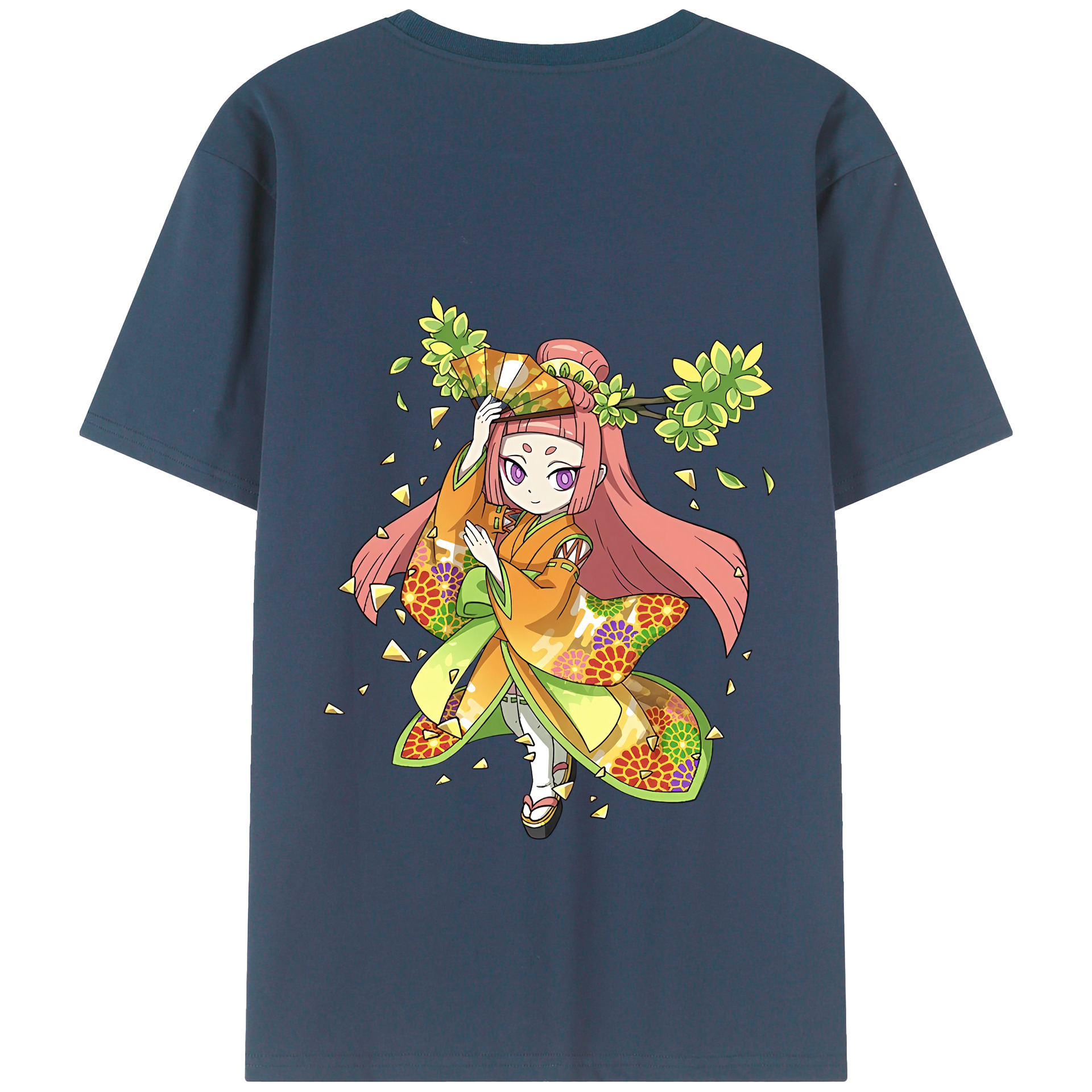 （画像用） 妖怪ウォッチ Yo-kai Watch 綿100％ メンズ半袖Tシャツ（バックプリント） 通気性