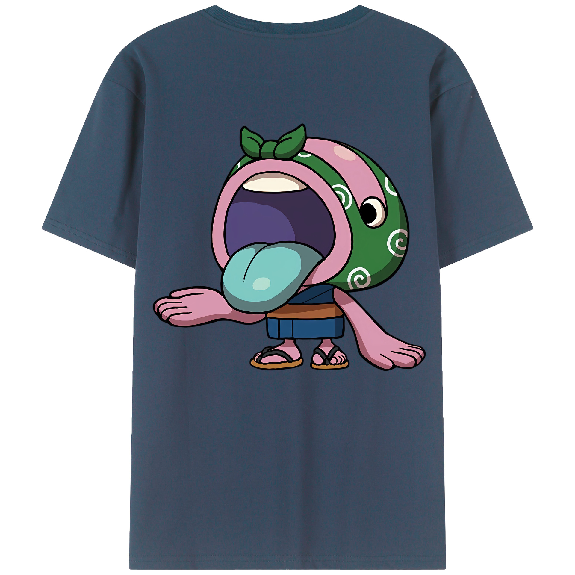 （画像用） 妖怪ウォッチ Yo-kai Watch 綿100％ メンズ半袖Tシャツ（バックプリント） 通気性