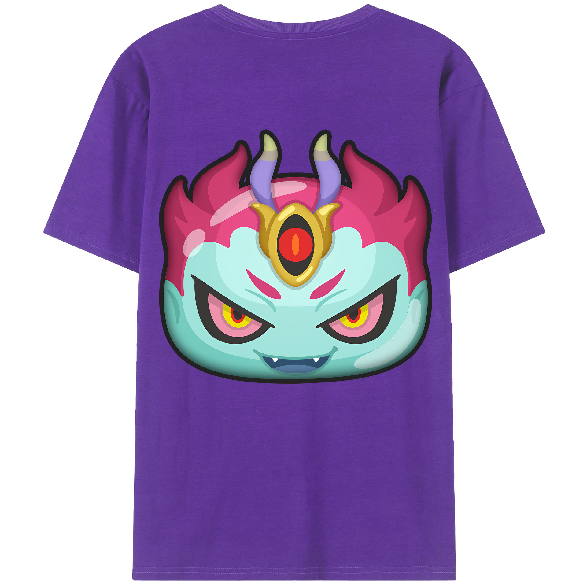 （画像用） 妖怪ウォッチ Yo-kai Watch 綿100％ メンズ半袖Tシャツ（バックプリント） 通気性