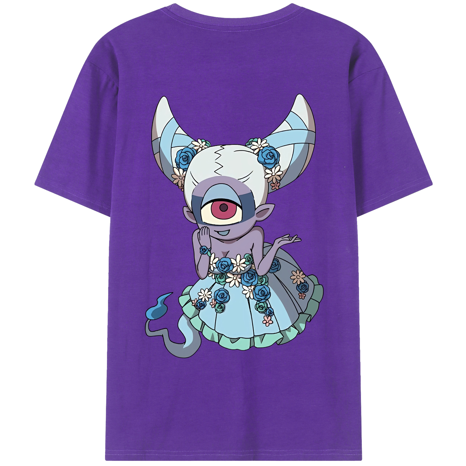 （画像用） 妖怪ウォッチ Yo-kai Watch 綿100％ メンズ半袖Tシャツ（バックプリント） 通気性