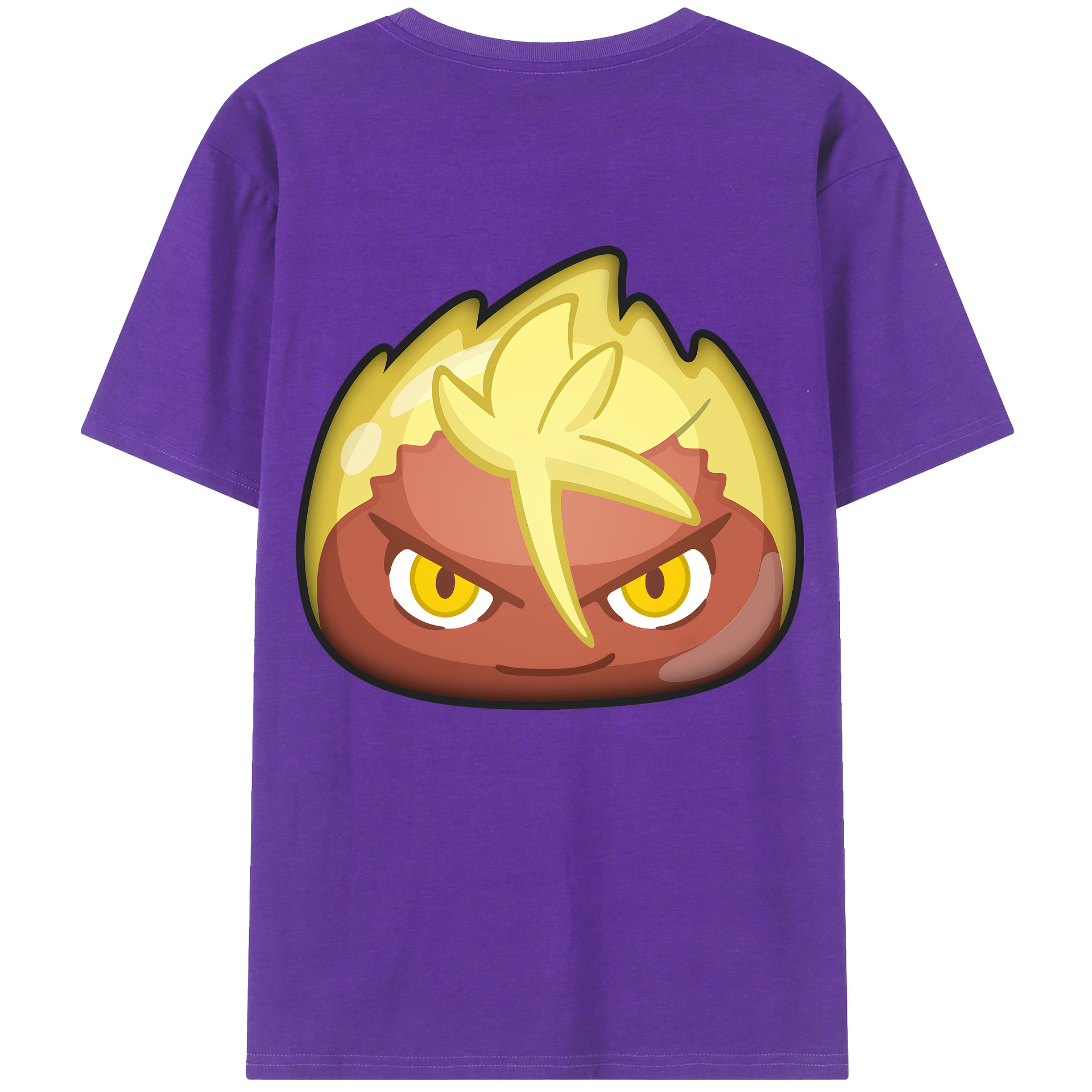 （画像用） 妖怪ウォッチ Yo-kai Watch 綿100％ メンズ半袖Tシャツ（バックプリント） 通気性