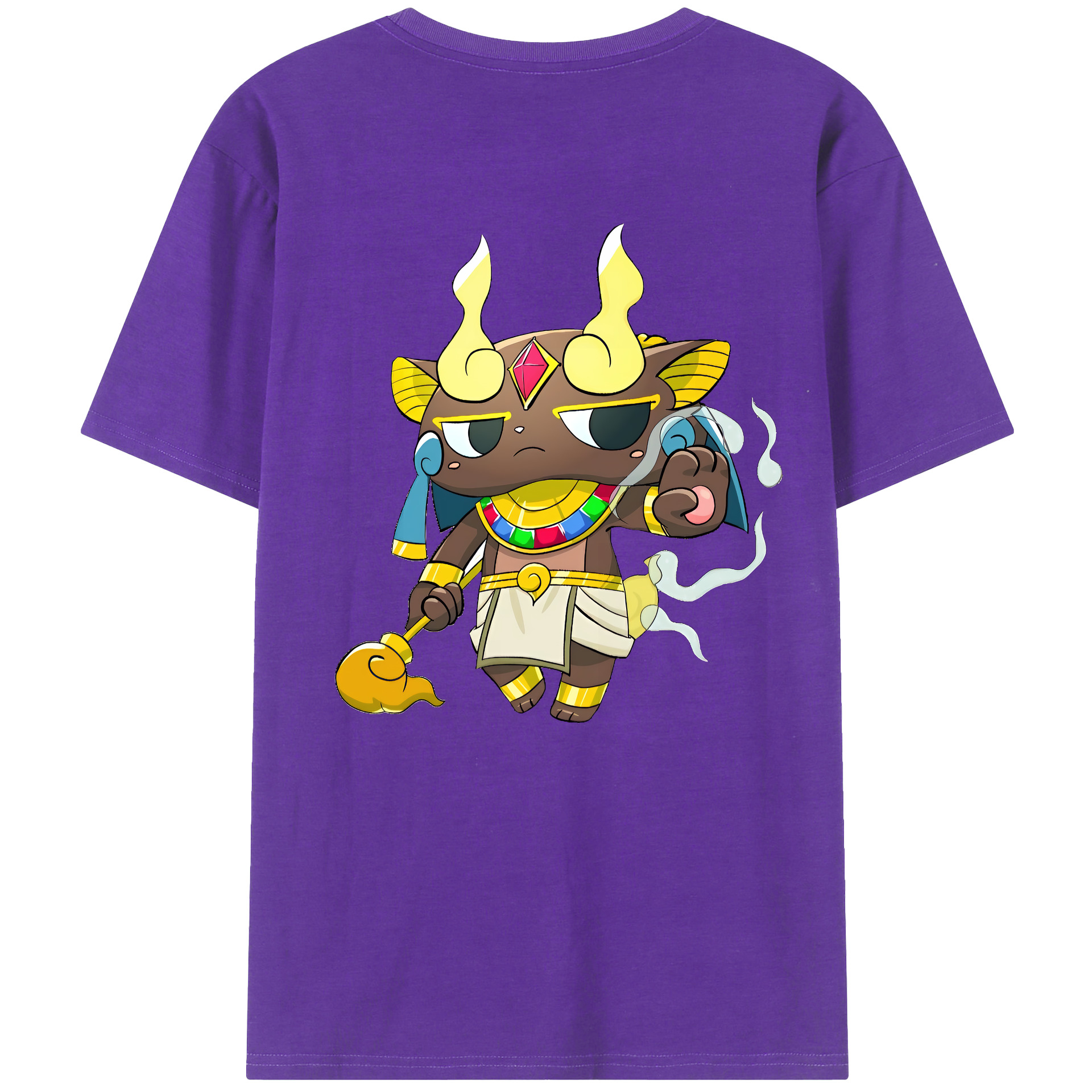 （画像用） 妖怪ウォッチ Yo-kai Watch 綿100％ メンズ半袖Tシャツ（バックプリント） 通気性
