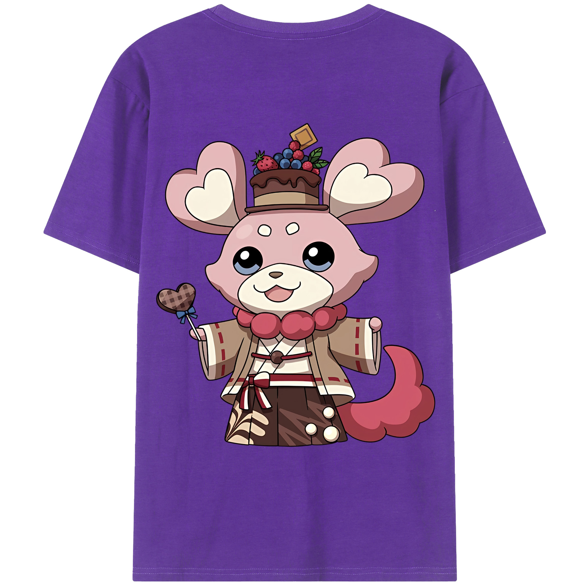 （画像用） 妖怪ウォッチ Yo-kai Watch 綿100％ メンズ半袖Tシャツ（バックプリント） 通気性