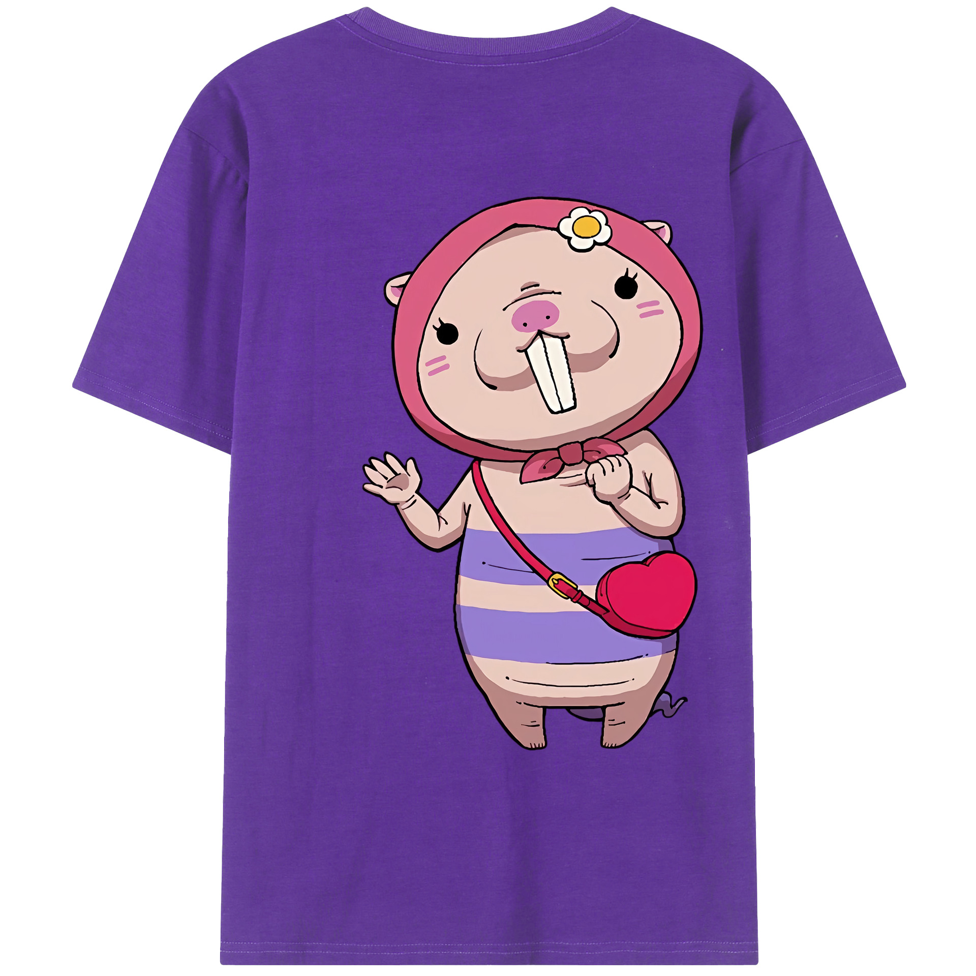 （画像用） 妖怪ウォッチ Yo-kai Watch 綿100％ メンズ半袖Tシャツ（バックプリント） 通気性