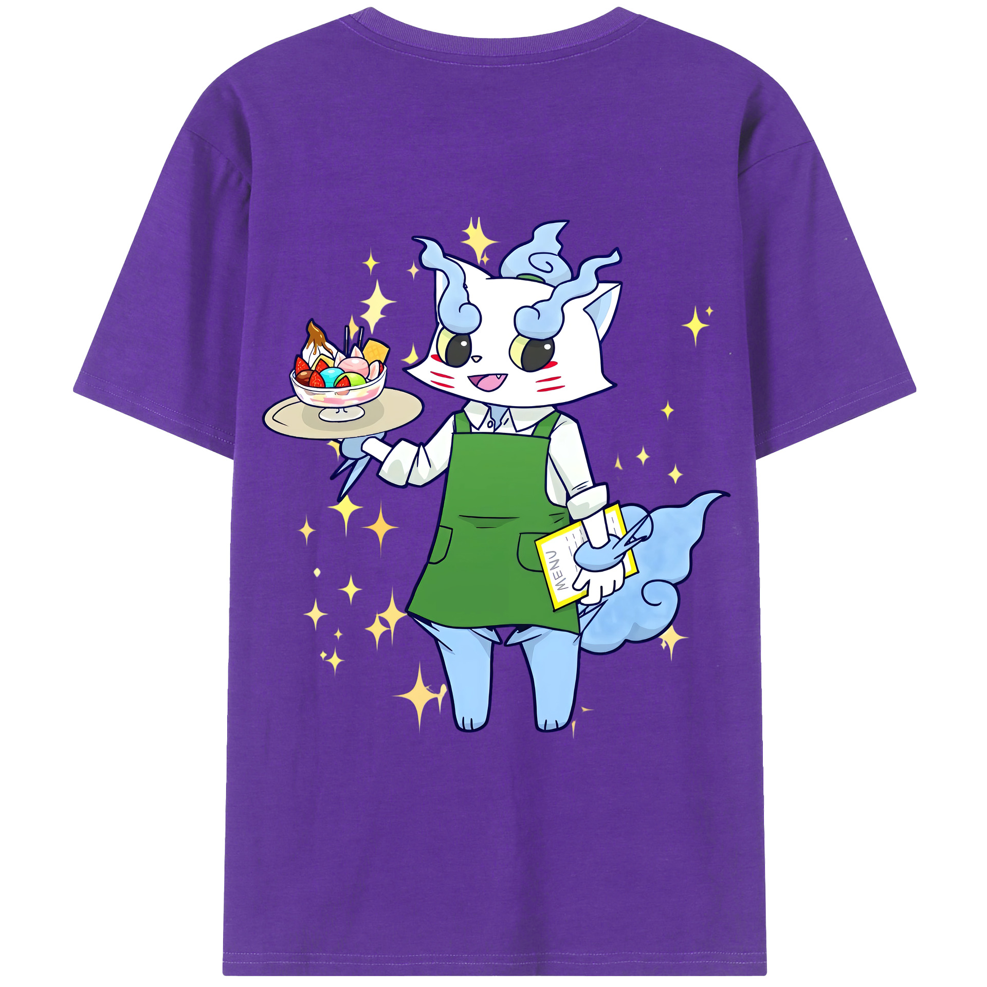 （画像用） 妖怪ウォッチ Yo-kai Watch 綿100％ メンズ半袖Tシャツ（バックプリント） 通気性