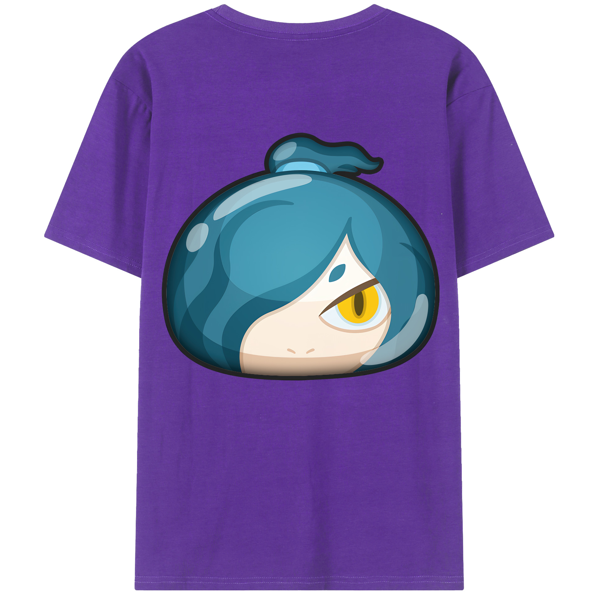 （画像用） 妖怪ウォッチ Yo-kai Watch 綿100％ メンズ半袖Tシャツ（バックプリント） 通気性