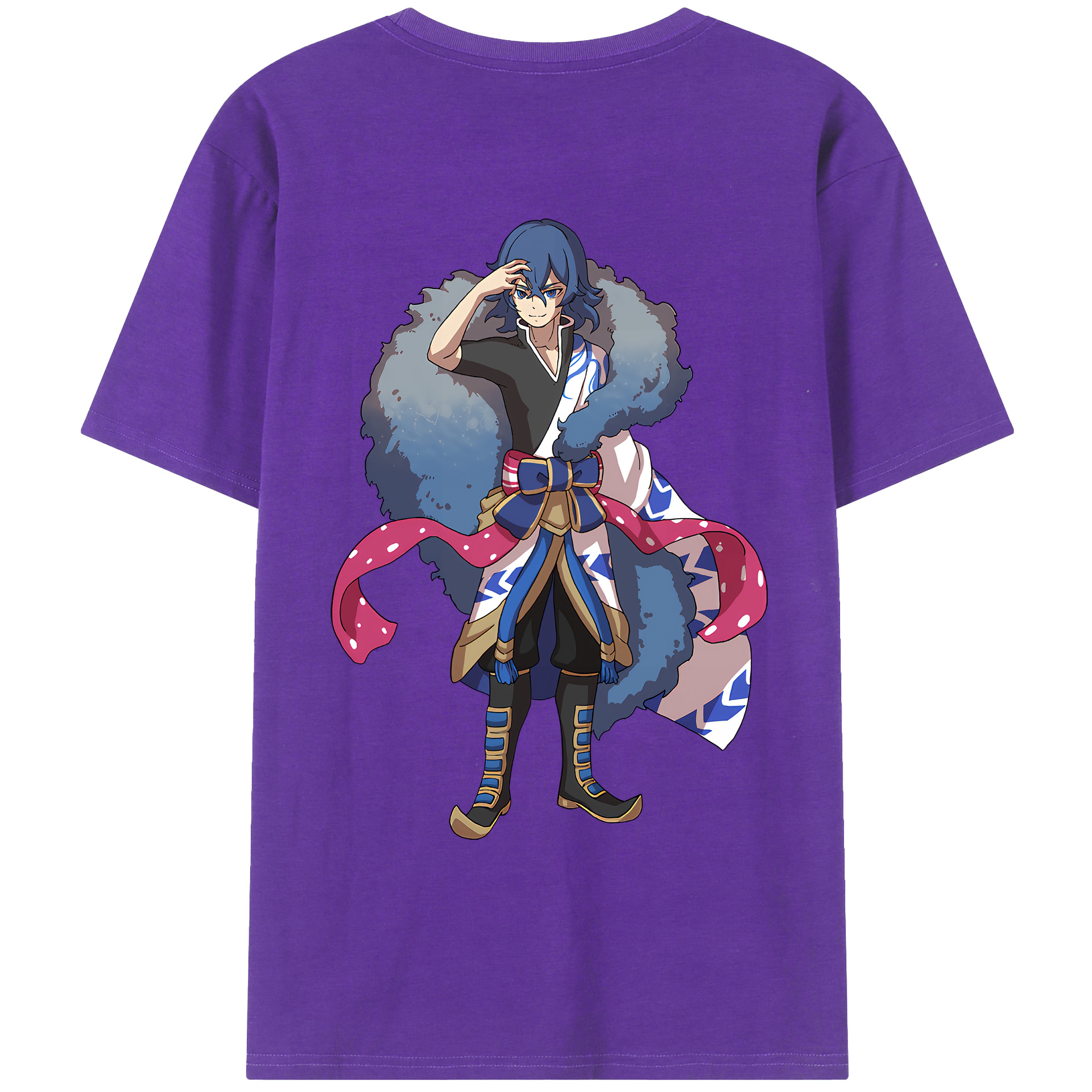 （画像用） 妖怪ウォッチ Yo-kai Watch 綿100％ メンズ半袖Tシャツ（バックプリント） 通気性