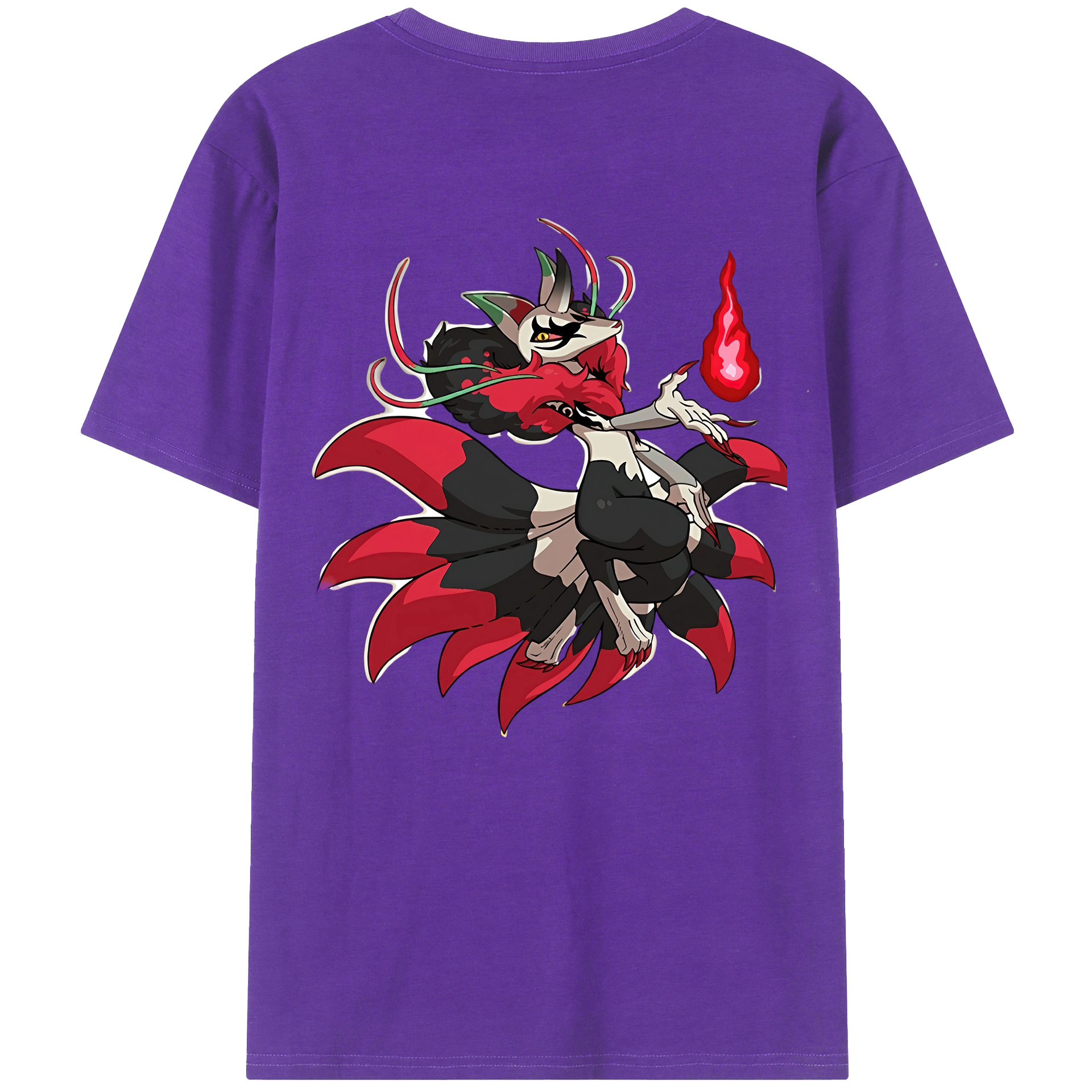 （画像用） 妖怪ウォッチ Yo-kai Watch 綿100％ メンズ半袖Tシャツ（バックプリント） 通気性