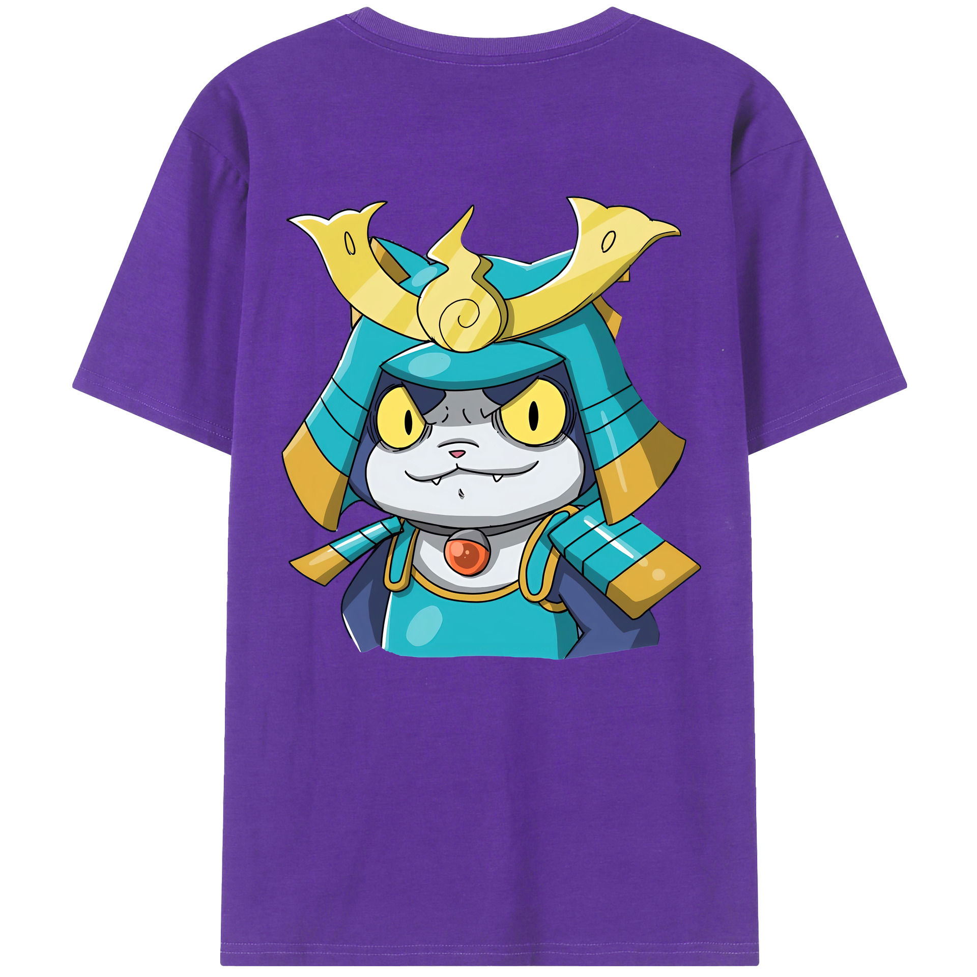 （画像用） 妖怪ウォッチ Yo-kai Watch 綿100％ メンズ半袖Tシャツ（バックプリント） 通気性