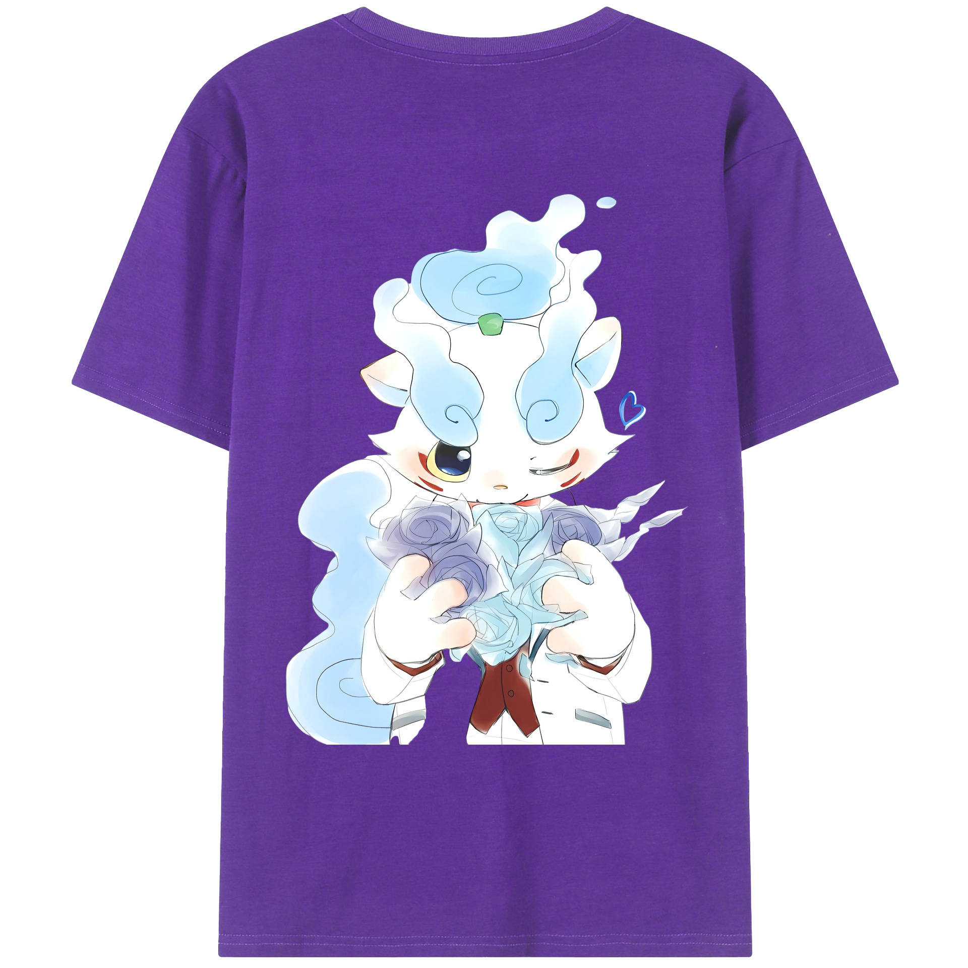 （画像用） 妖怪ウォッチ Yo-kai Watch 綿100％ メンズ半袖Tシャツ（バックプリント） 通気性